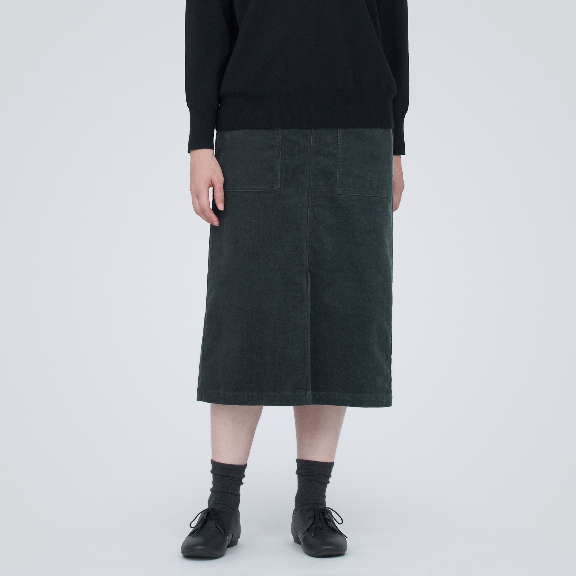 コーデュロイナロースカート