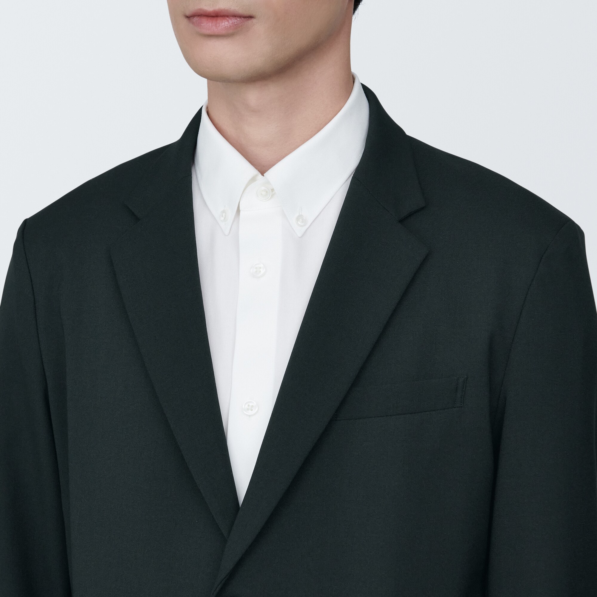 紳士　シワになりにくいストレッチジャケット