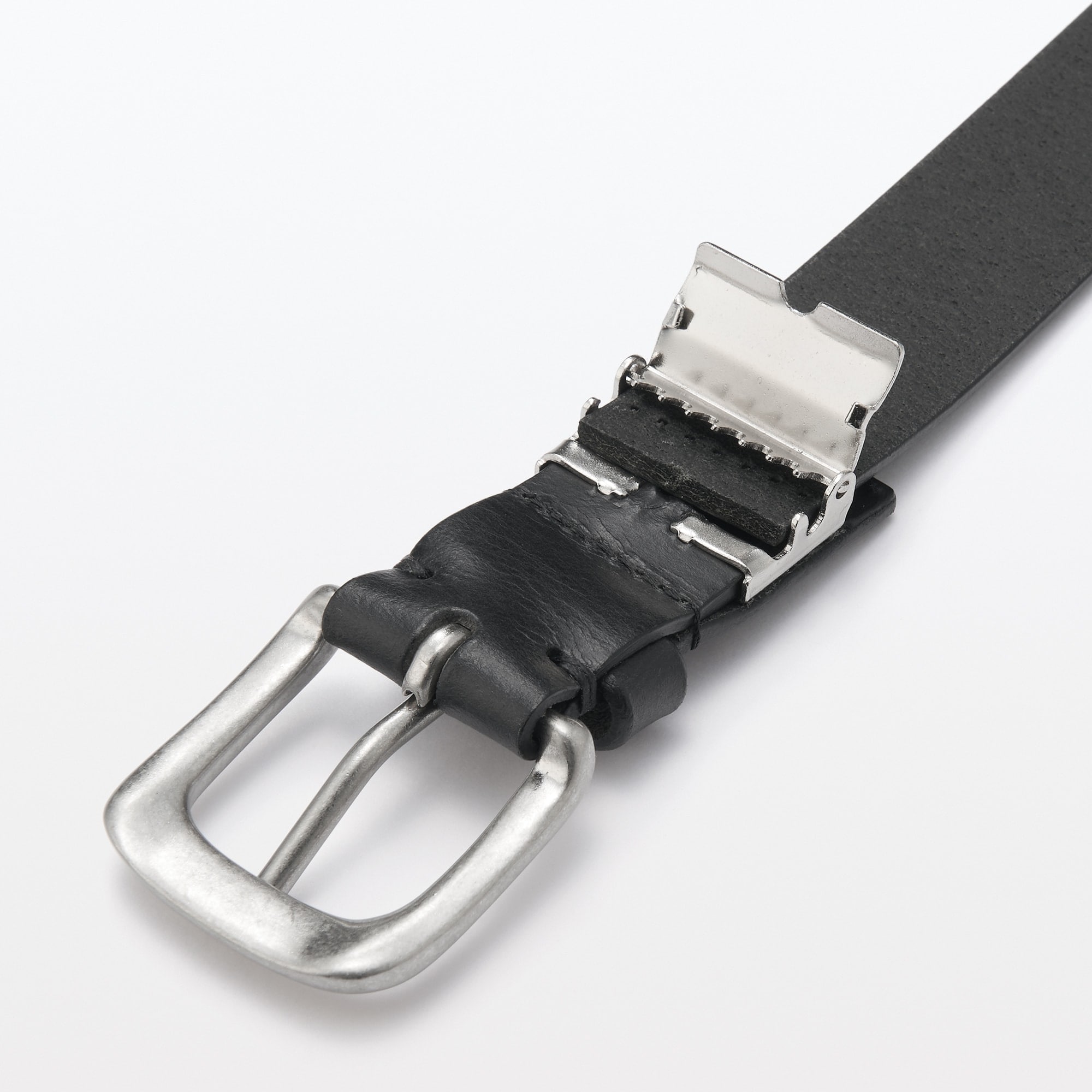 ヌメ革　長さを調節できる　中幅ベルト