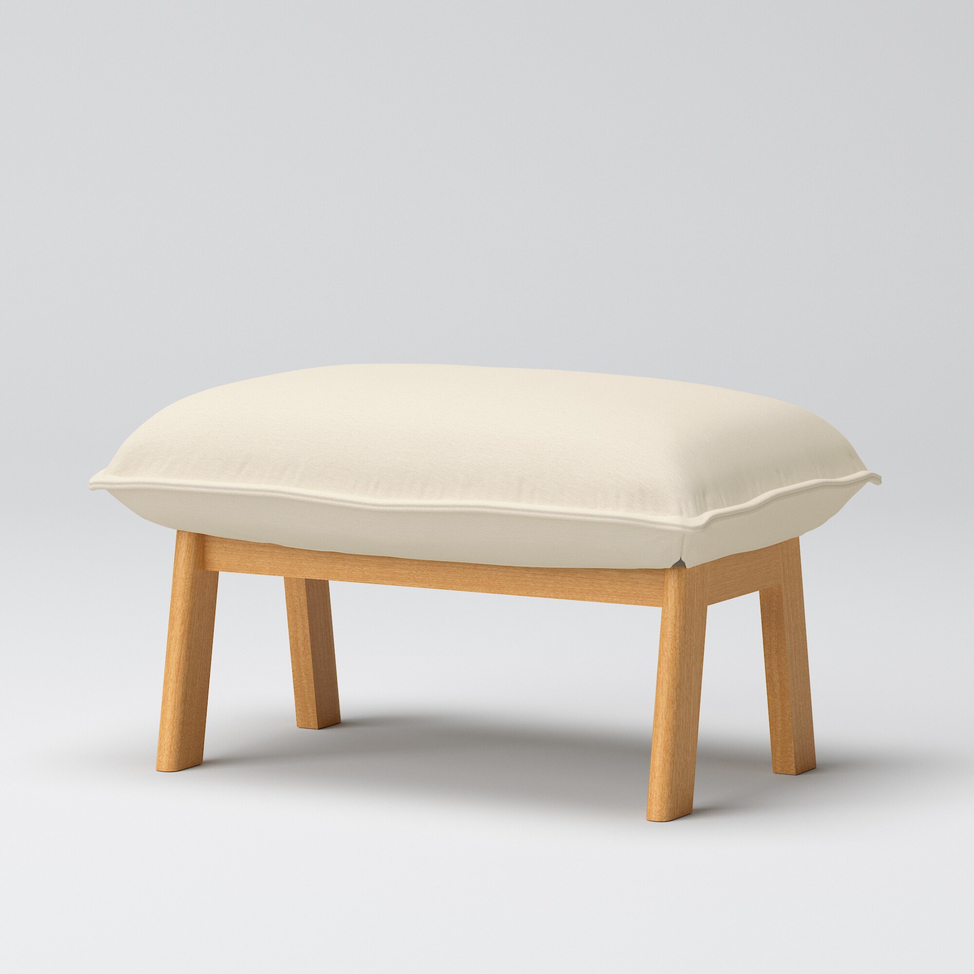 【カバー】洗いざらしの綿帆布ハイバックリクライニングソファ・オットマン用カバー