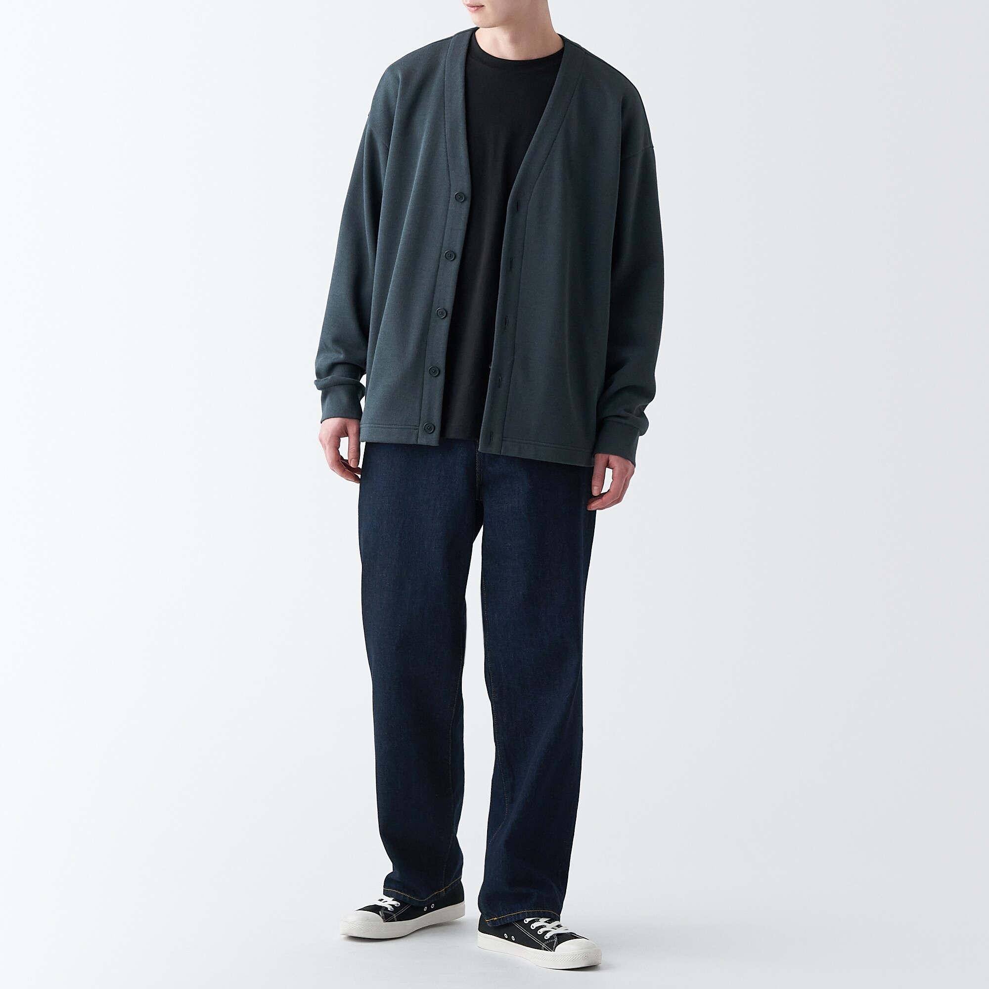 【ワイド】デニムワイドパンツ