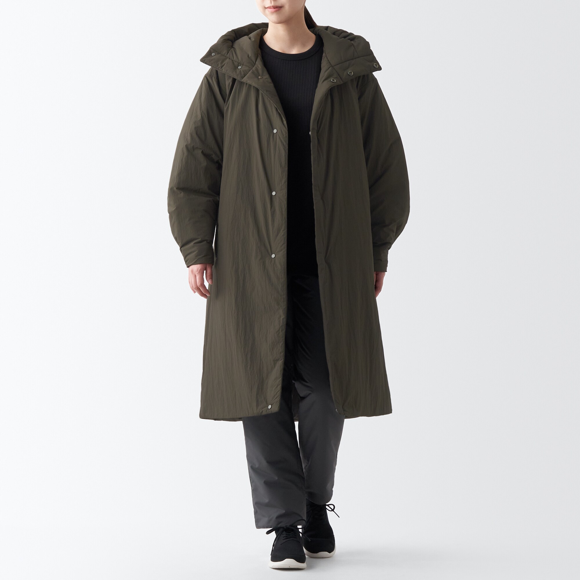 防風撥水中わたベンチコート