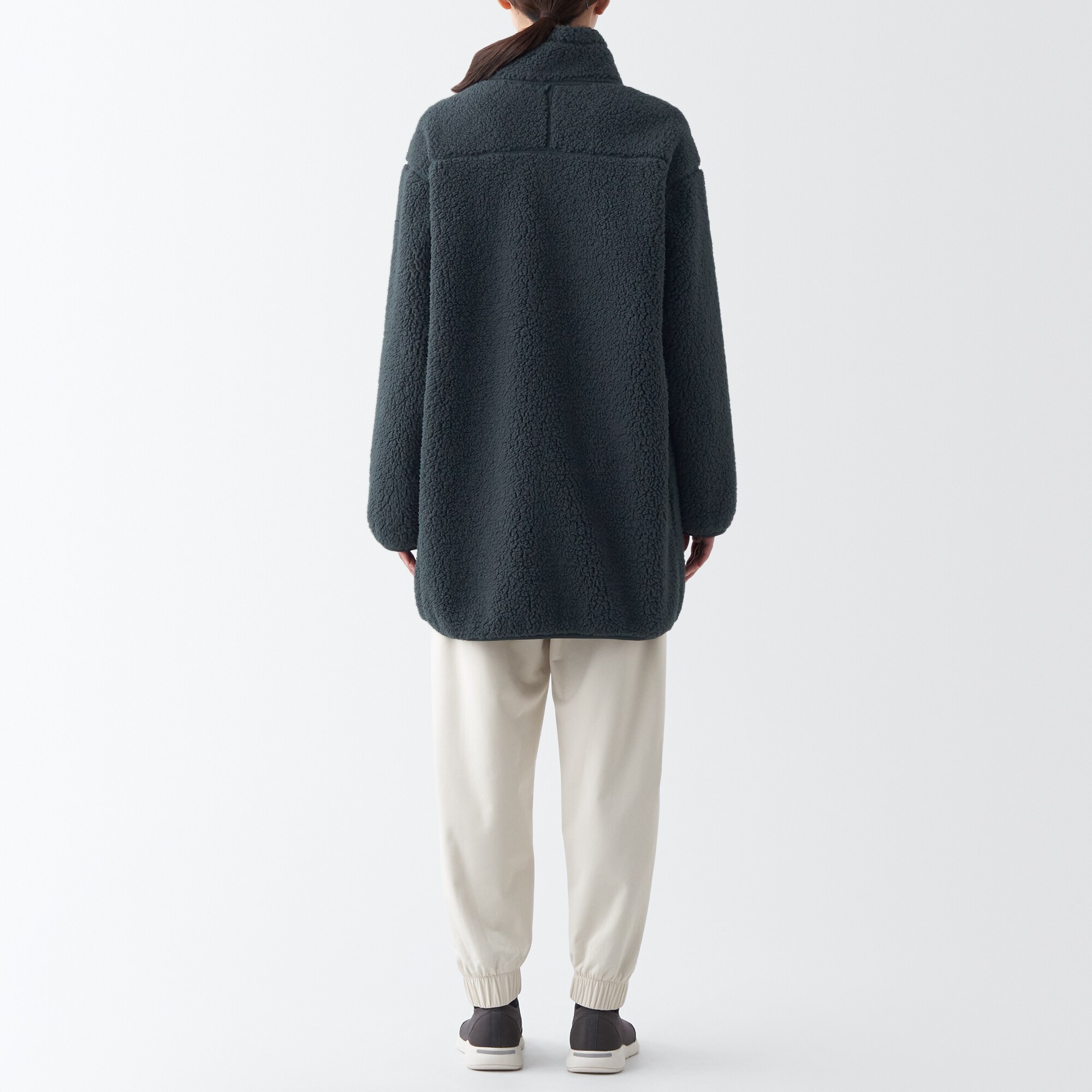 防風フリースコート