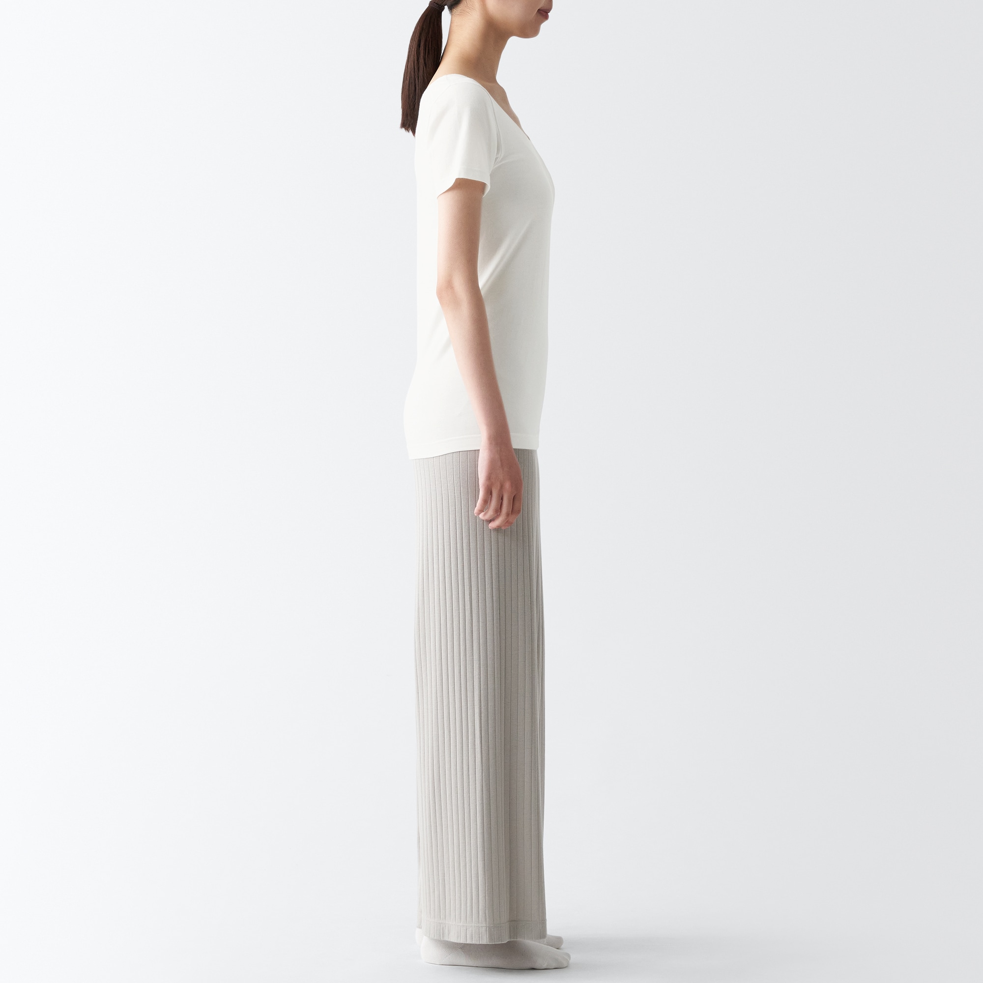 あったか綿　クルーネック半袖Ｔシャツ