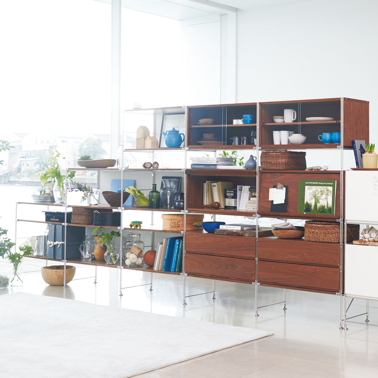 ステンレスユニットシェルフ・ステンレス追加用帆立・大