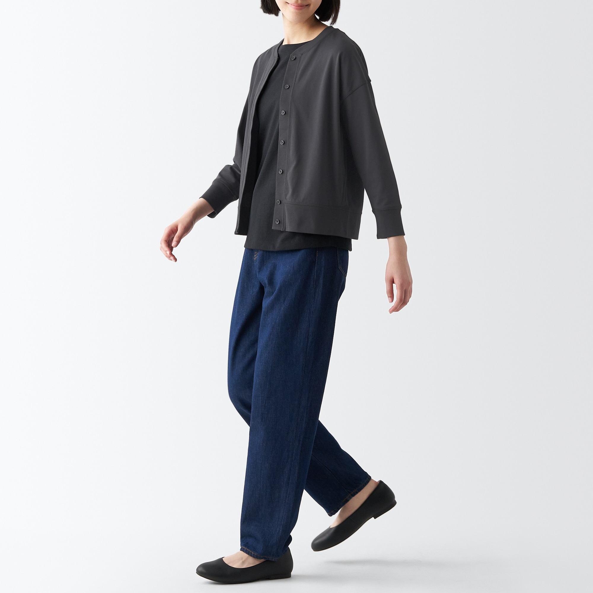 ＵＶカット天竺編みカーディガン