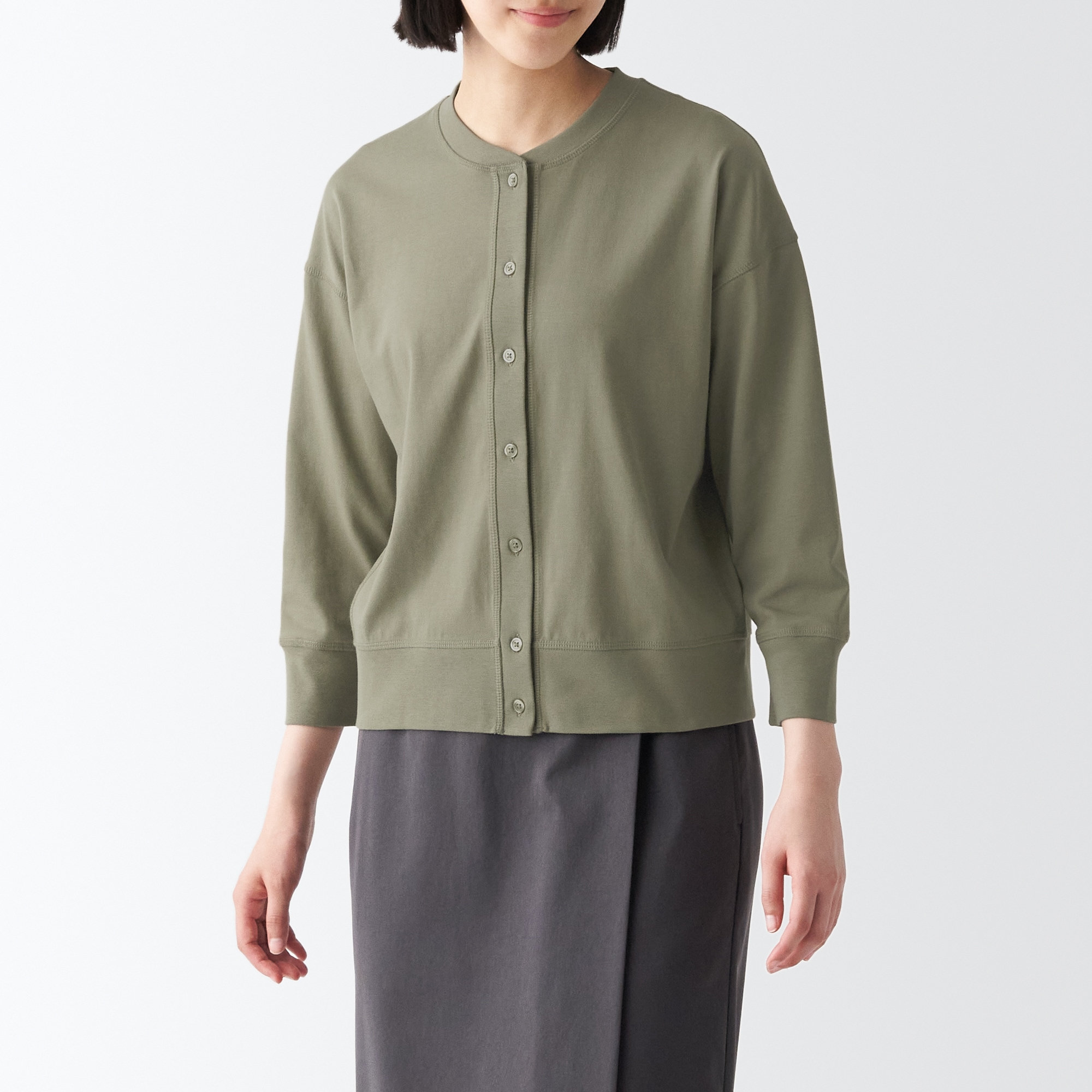 ＵＶカット天竺編みカーディガン