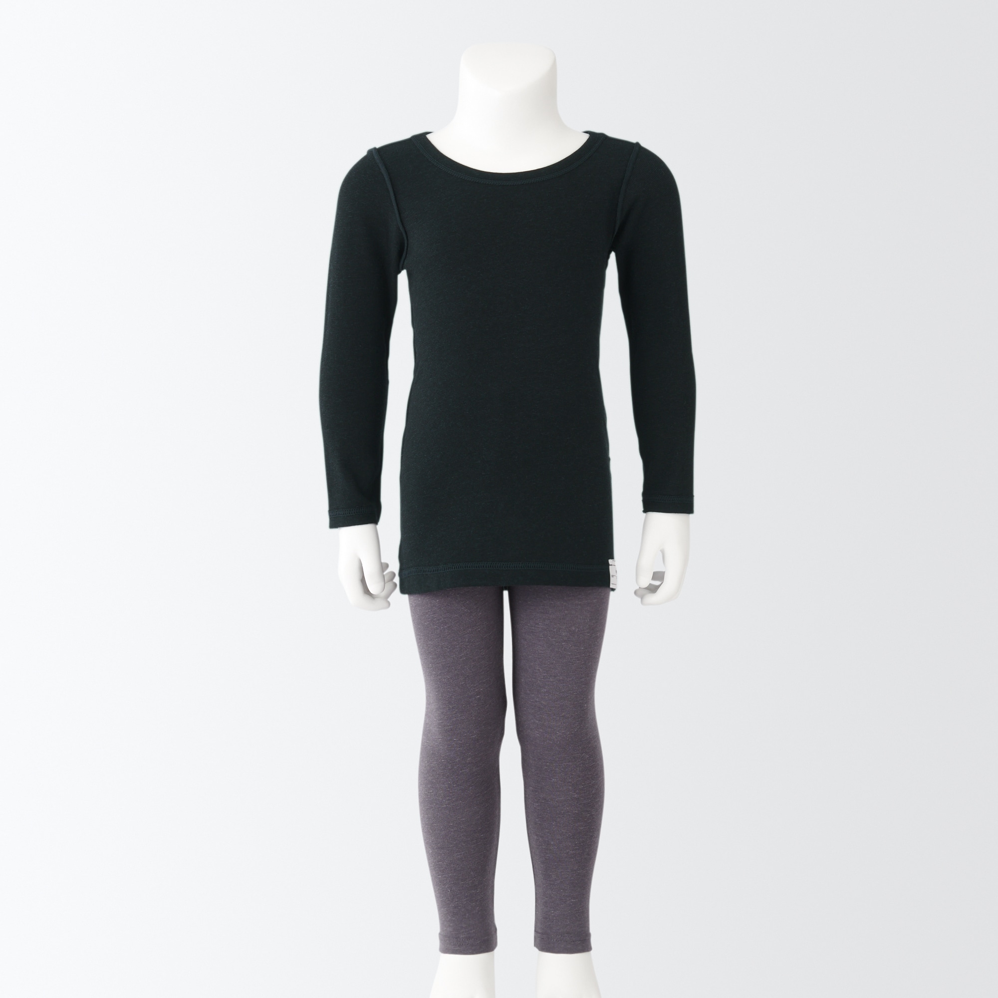 あったか綿　クルーネック長袖Ｔシャツ（ベビー）