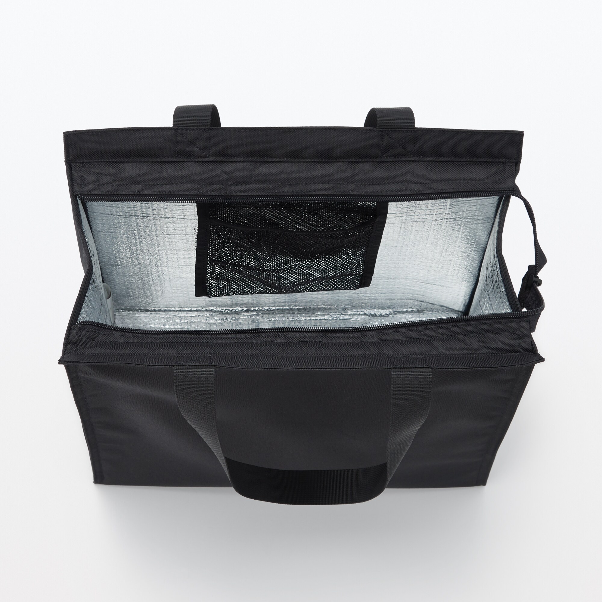 ポリエステル　買い物バッグ　大　約３６．５×３６．５×マチ１７．５ｃｍ