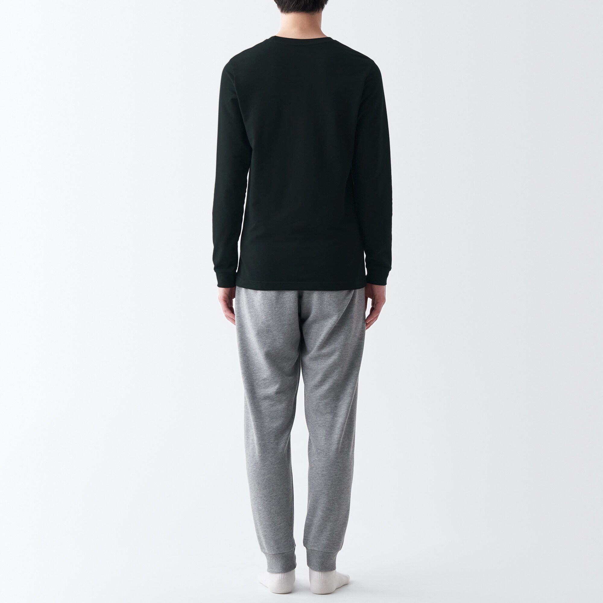 あったか綿　厚手　クルーネック長袖Ｔシャツ