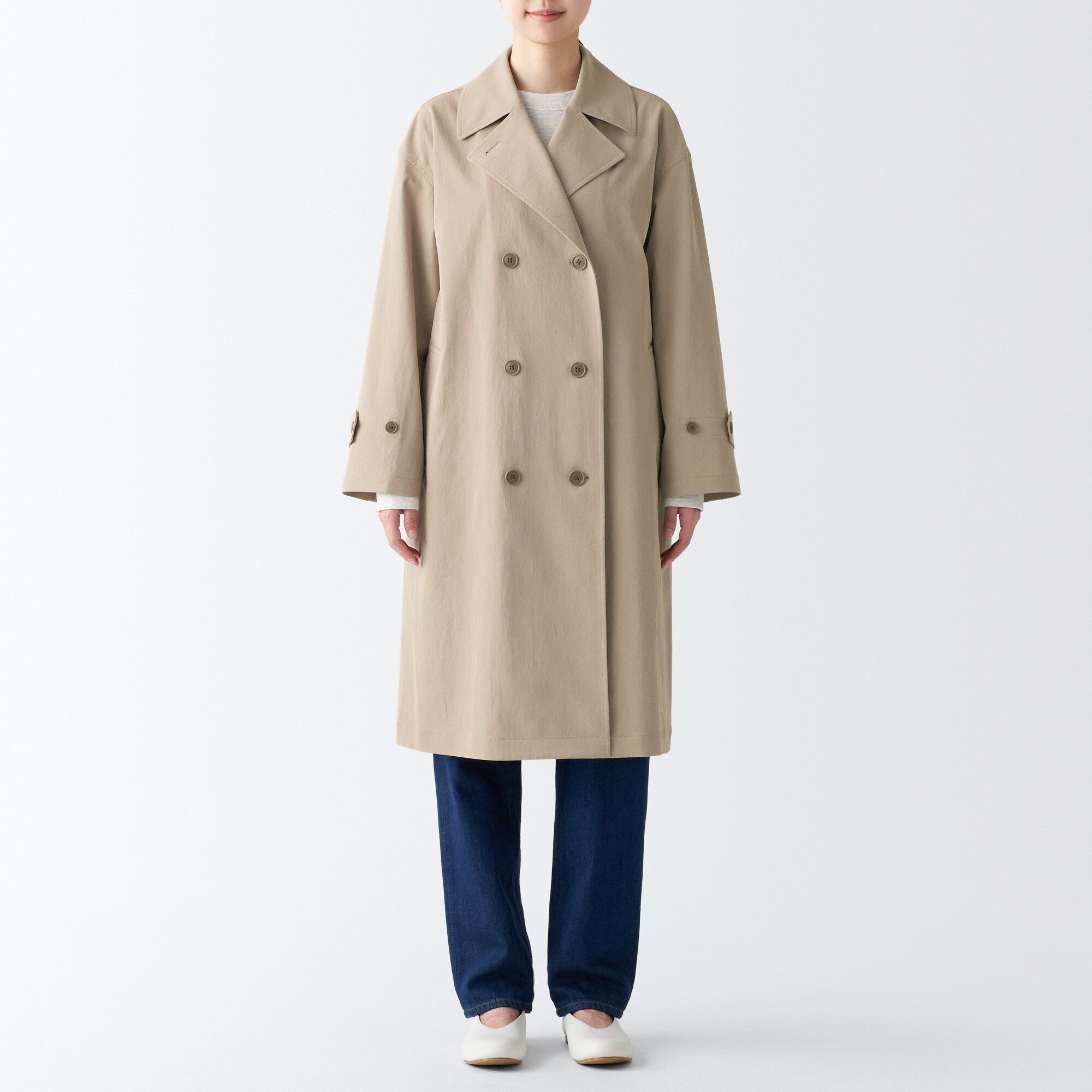 撥水トレンチコート
