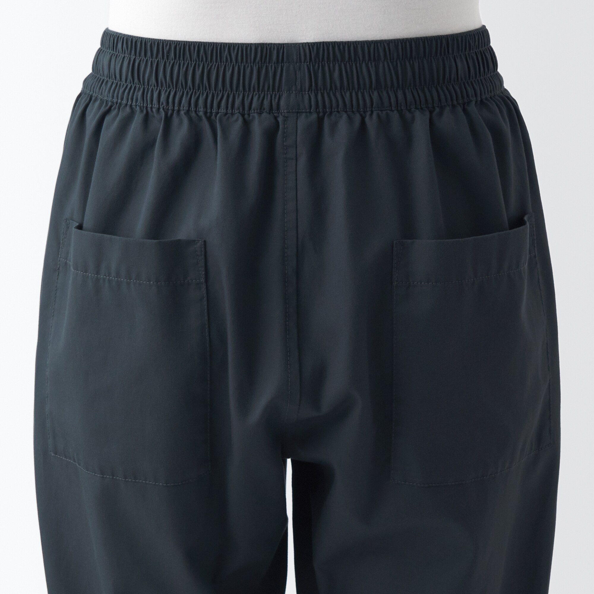 洗いざらしリヨセル混イージーパンツ