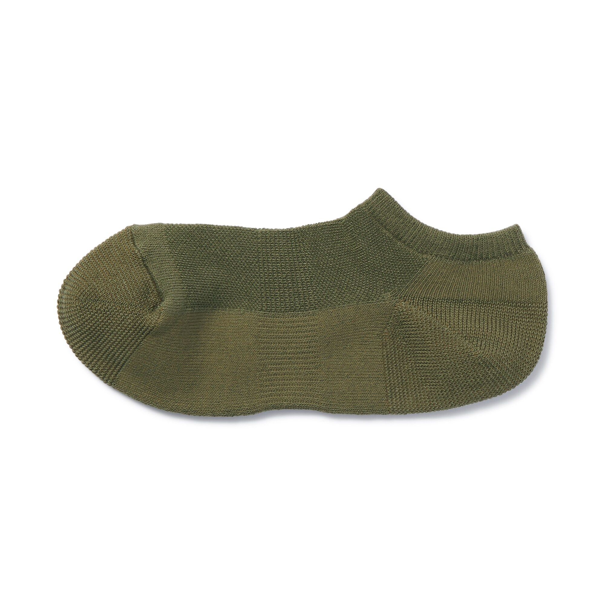 足なり直角　パイル編み　厚手スニーカーイン（配色／紳士）