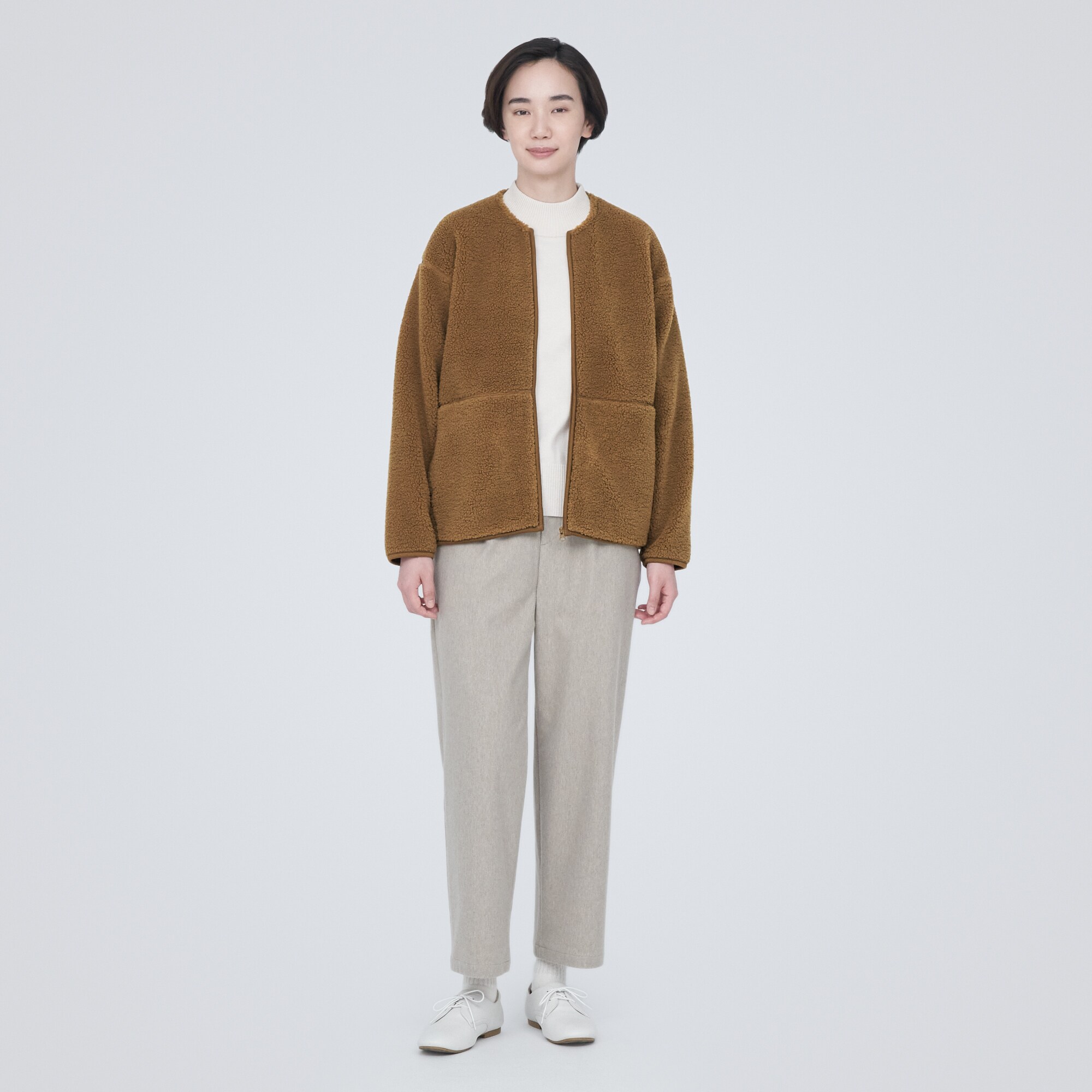 ボアフリースジャケット