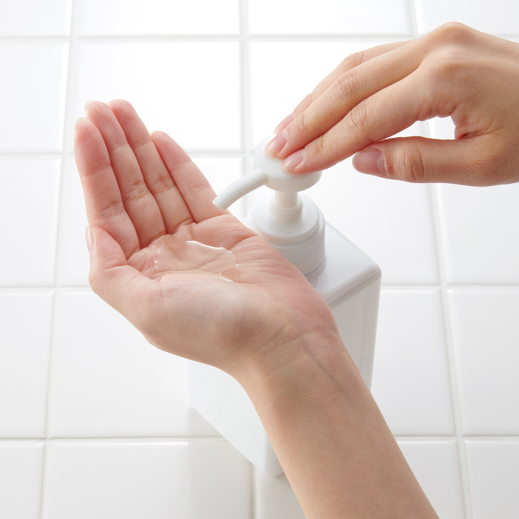 ＰＥＴ詰替ボトル　ホワイト　４００ｍＬ