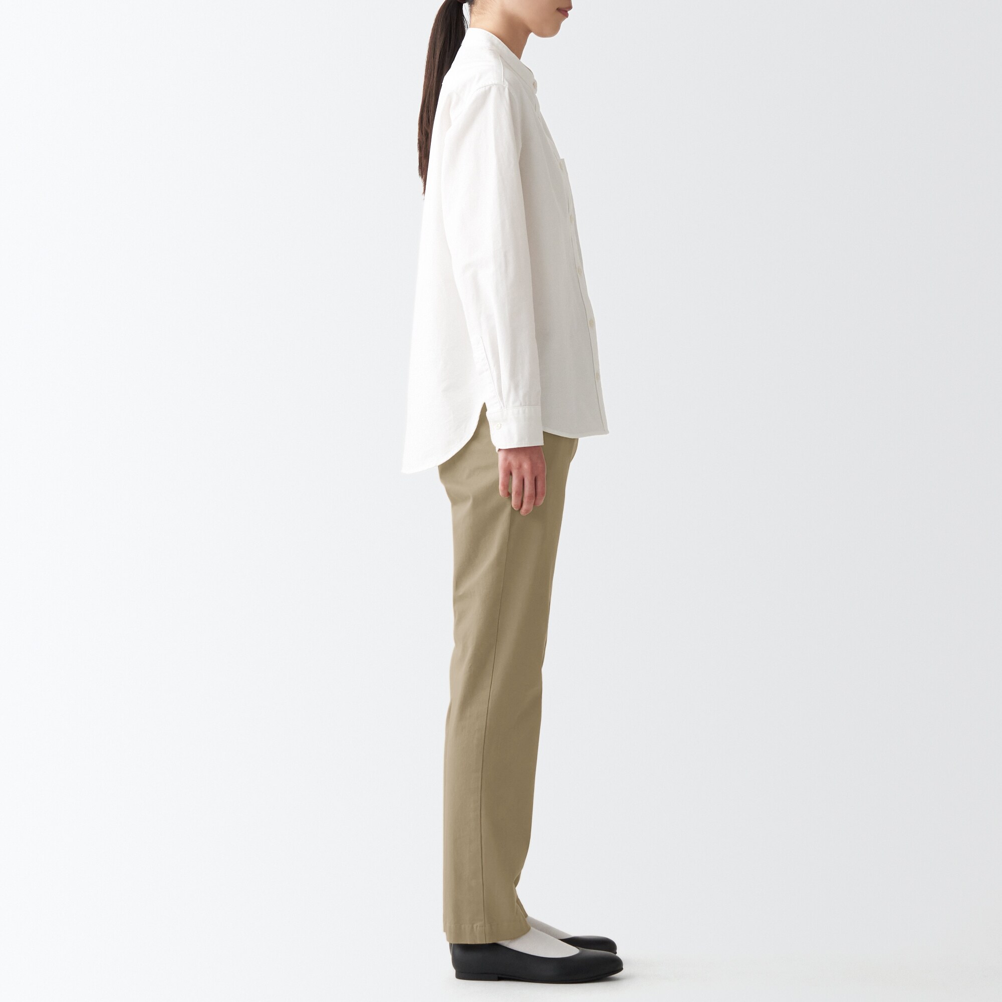 縦横ストレッチチノボーイフィットパンツ（股下７５ｃｍ）