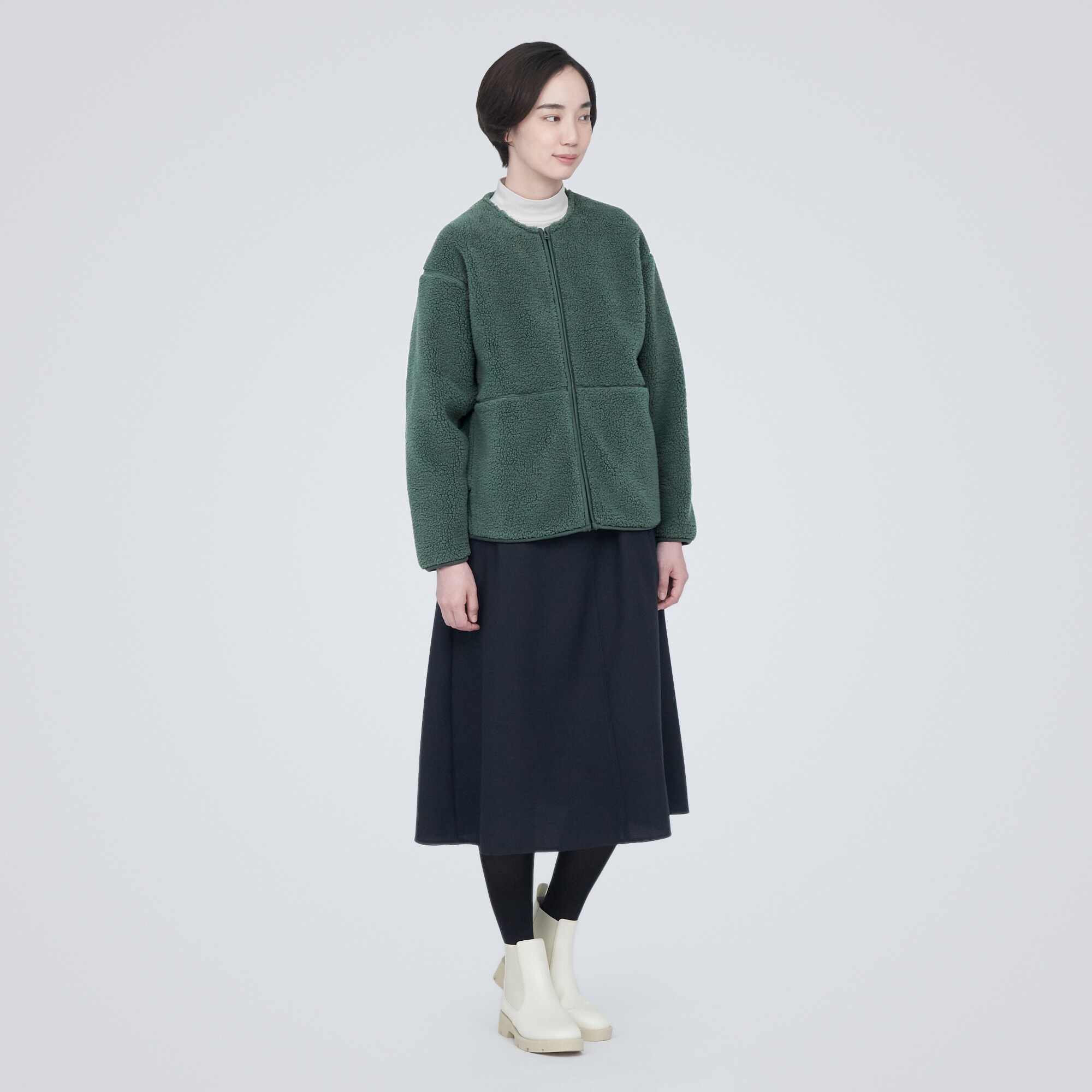 ボアフリースジャケット