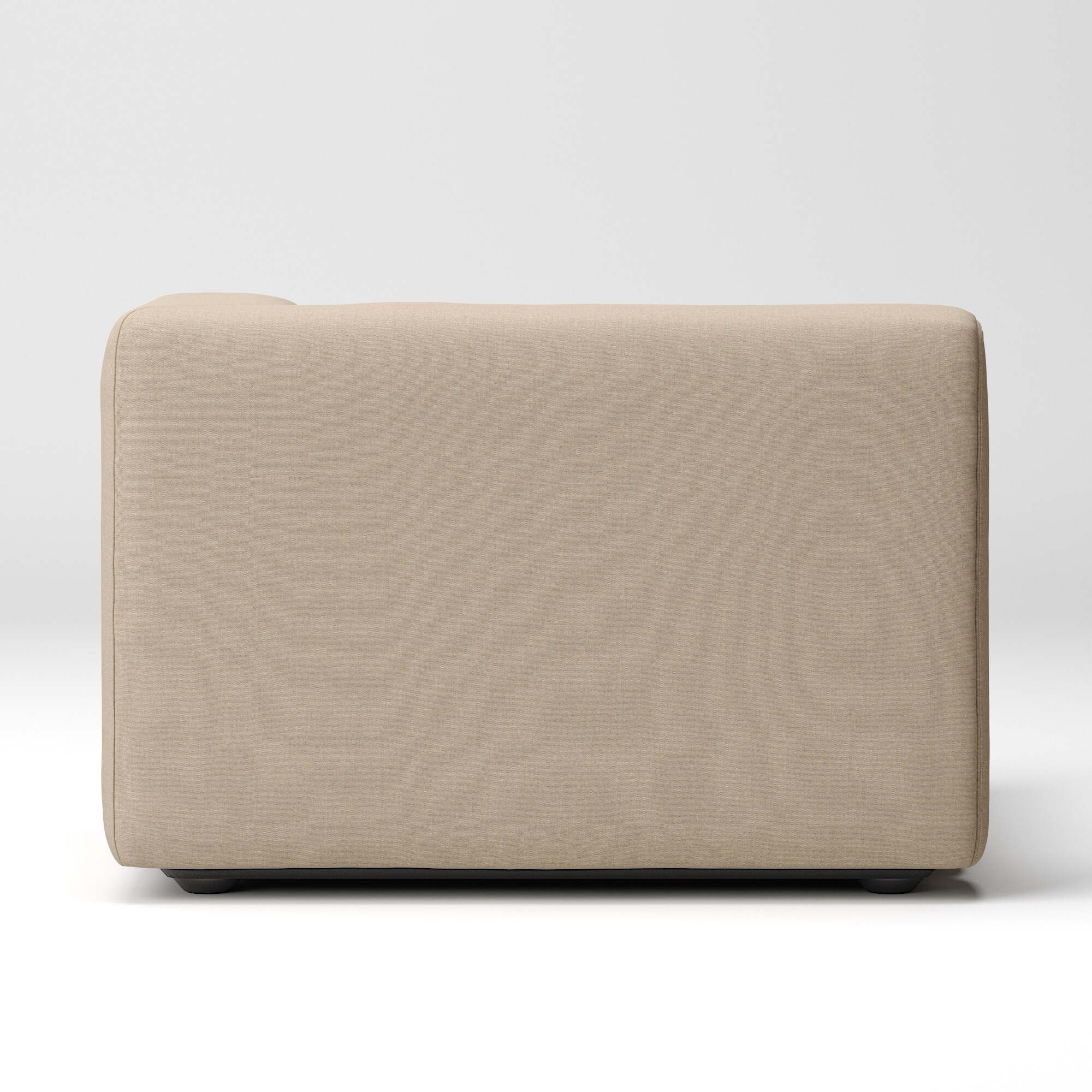 【カバー】綿帆布　ユニットソファ　ハーフアーム付　大（左）用カバー