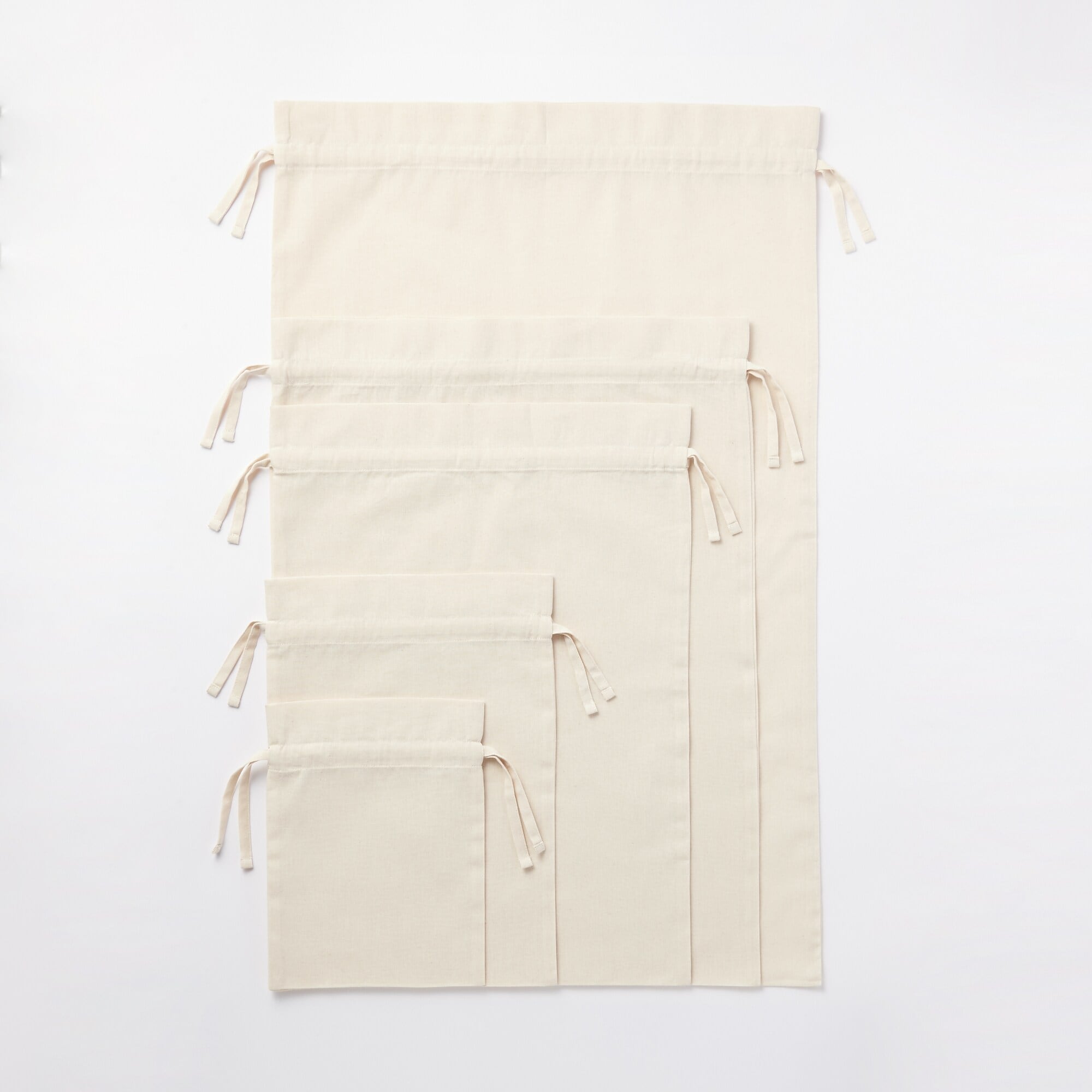 綿　ギフト巾着袋　特小～特大