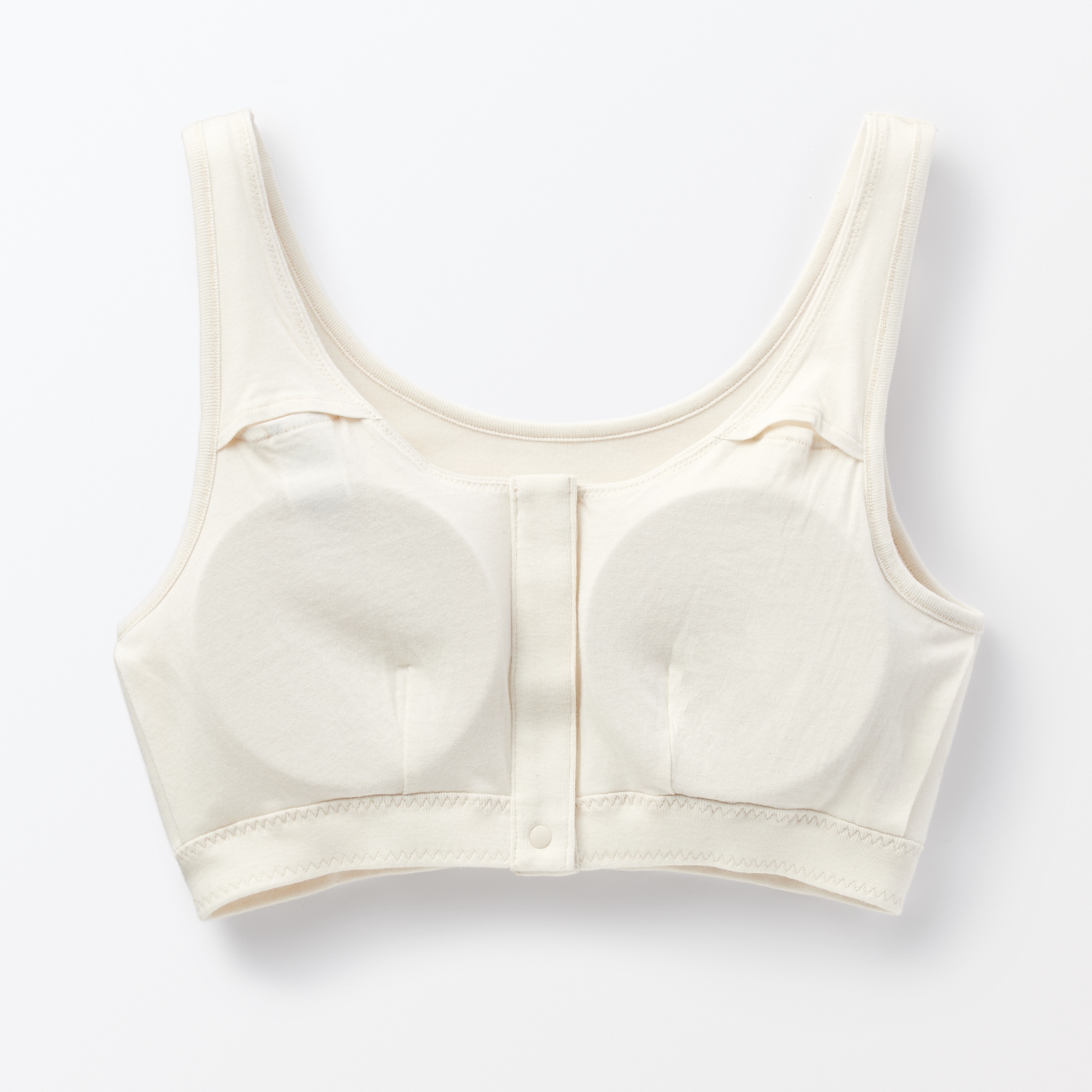 無染色前開きブラジャー
