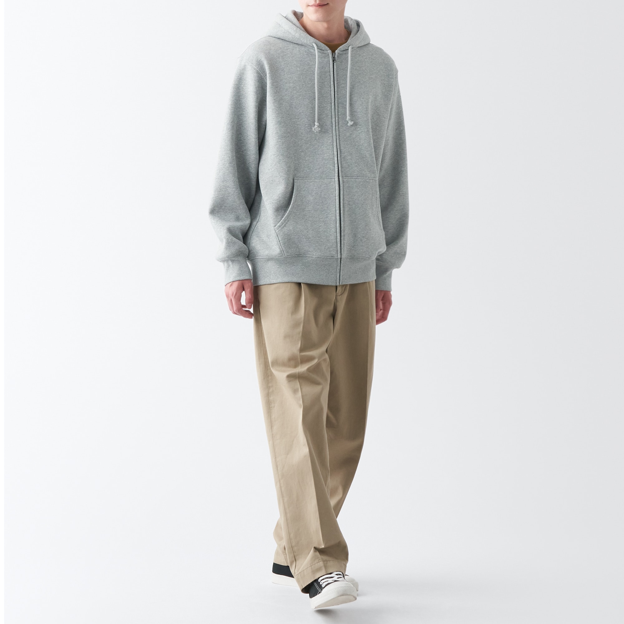 スウェットフルジップパーカ
