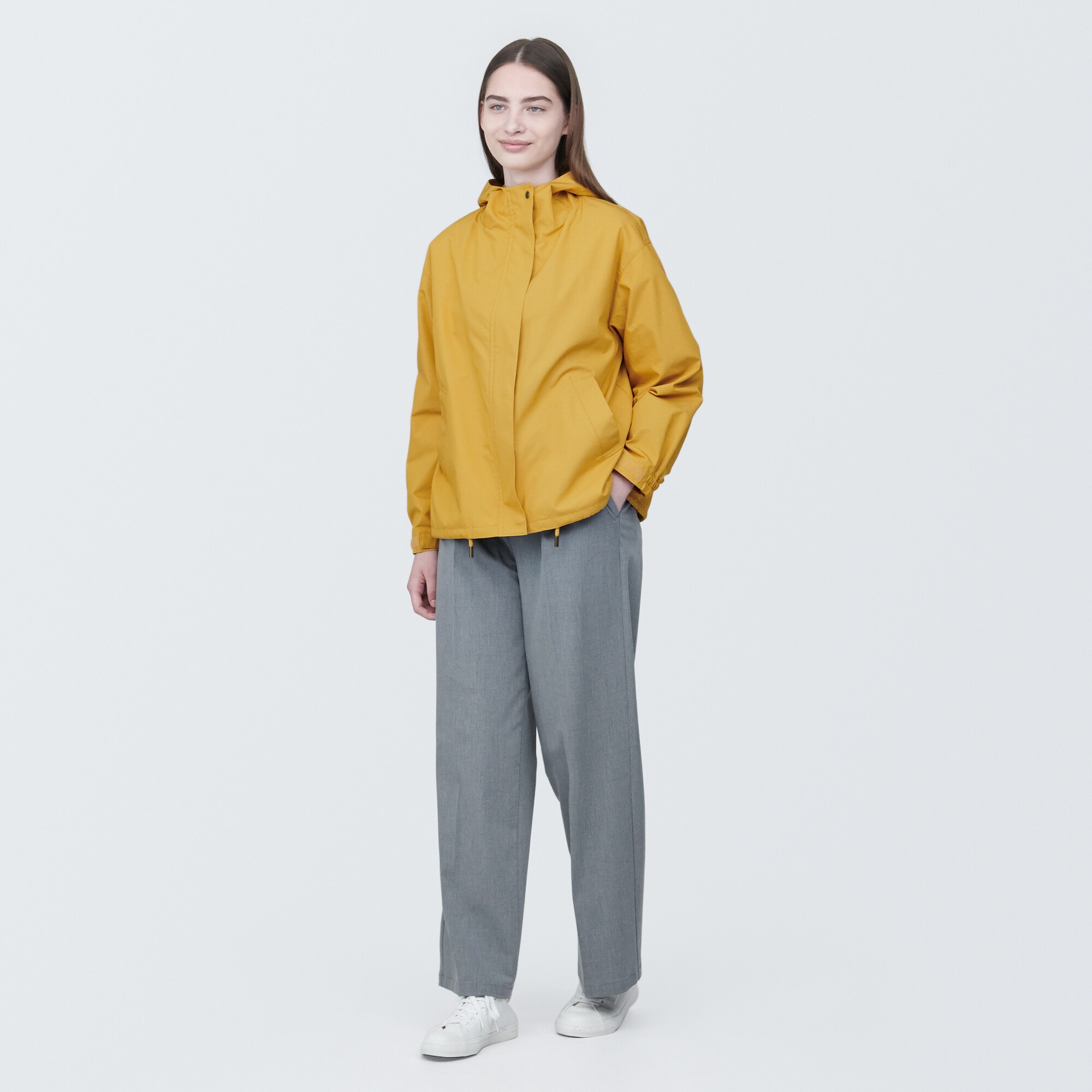 婦人　撥水フードジャケット