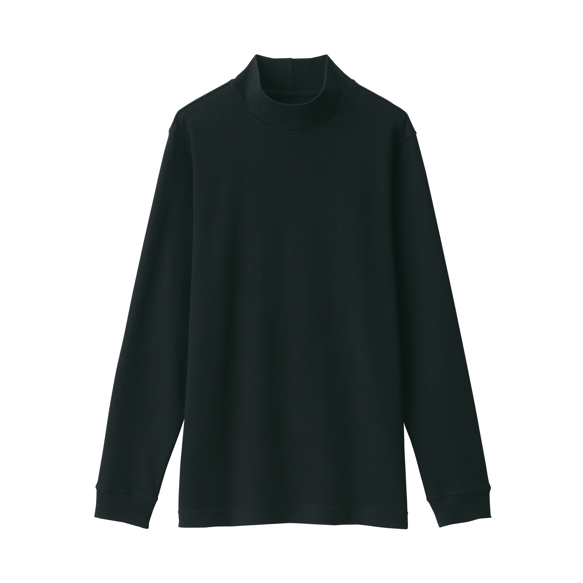 あったか綿　ウール　ハイネック長袖Ｔシャツ