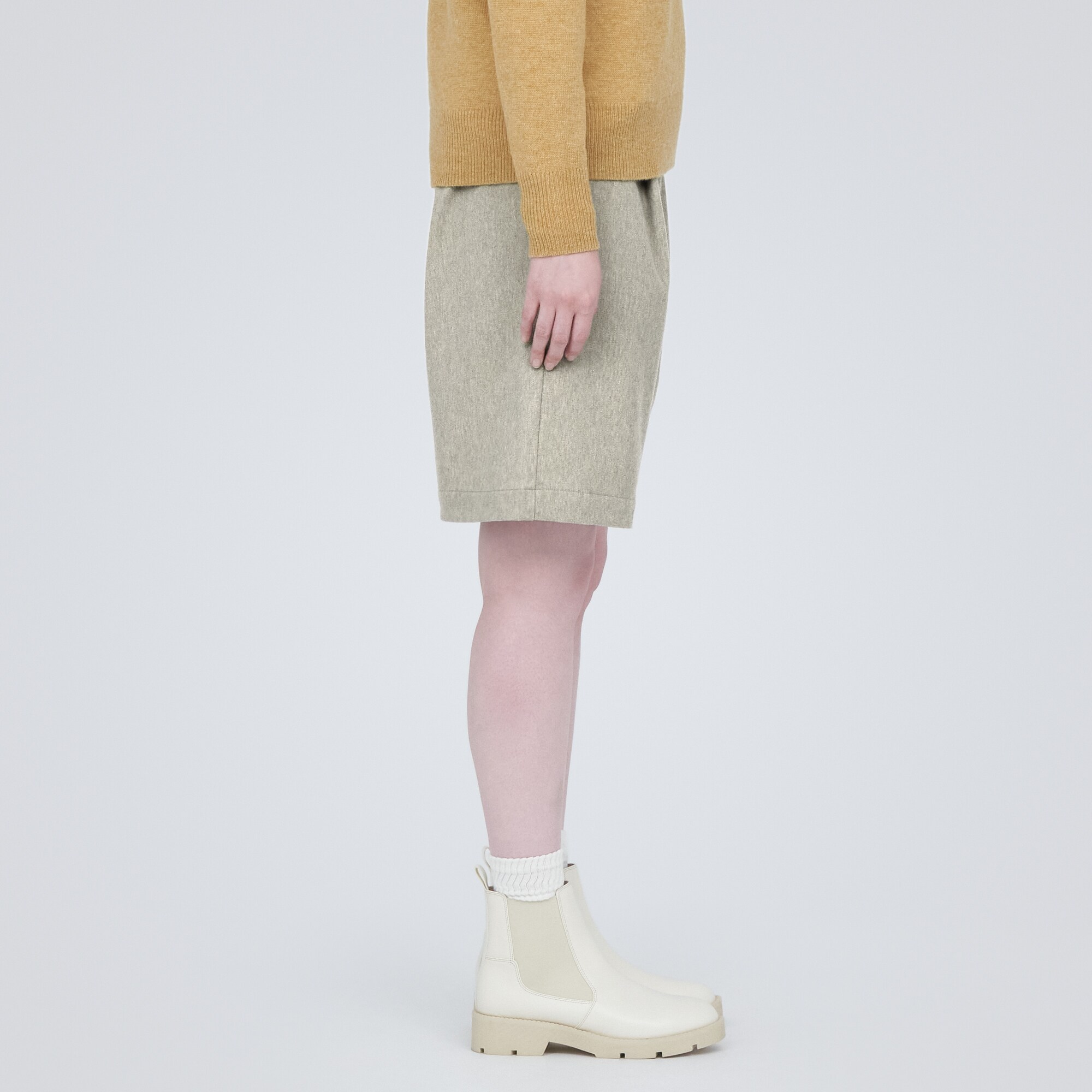 ストレッチ起毛ハーフパンツ