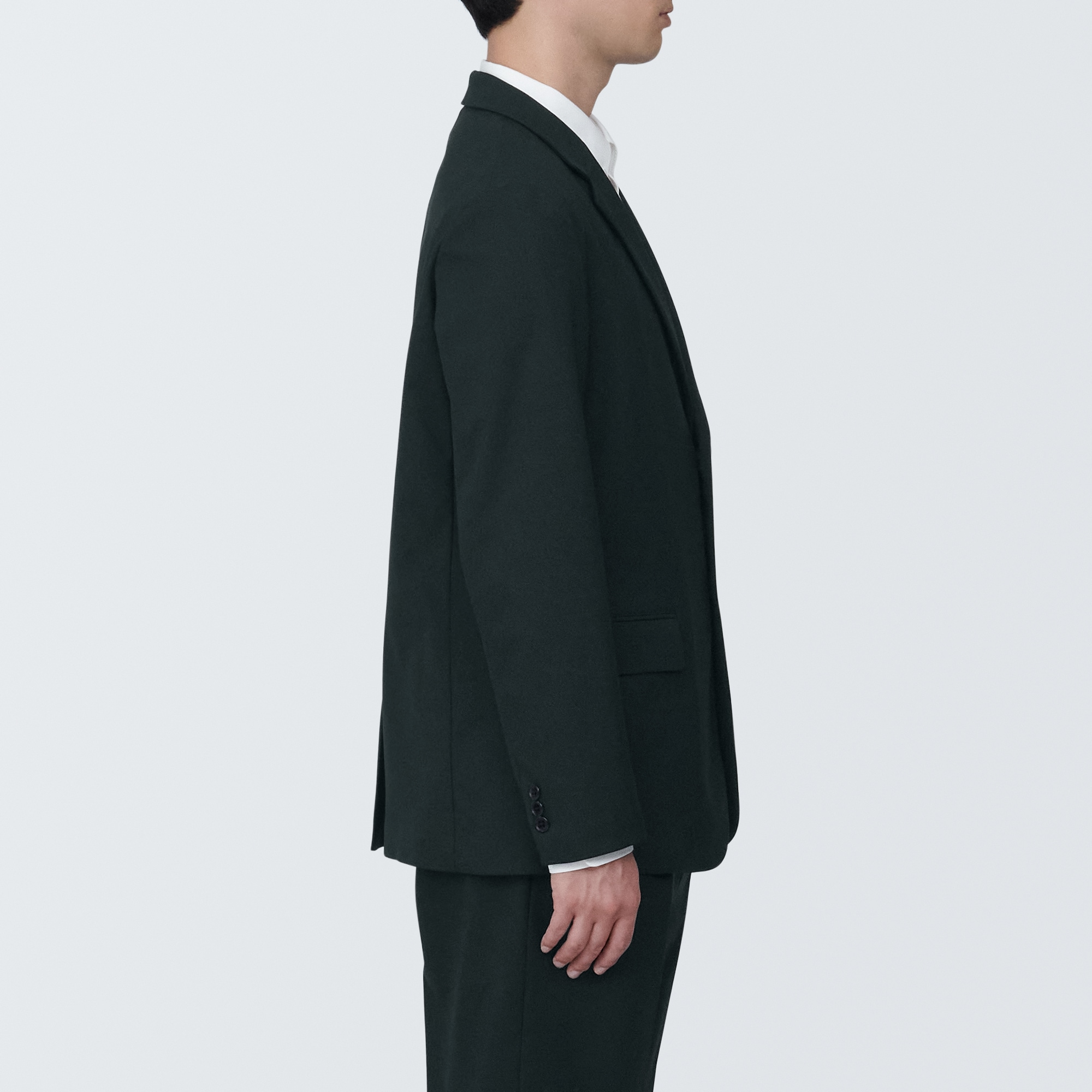 紳士　シワになりにくいストレッチジャケット