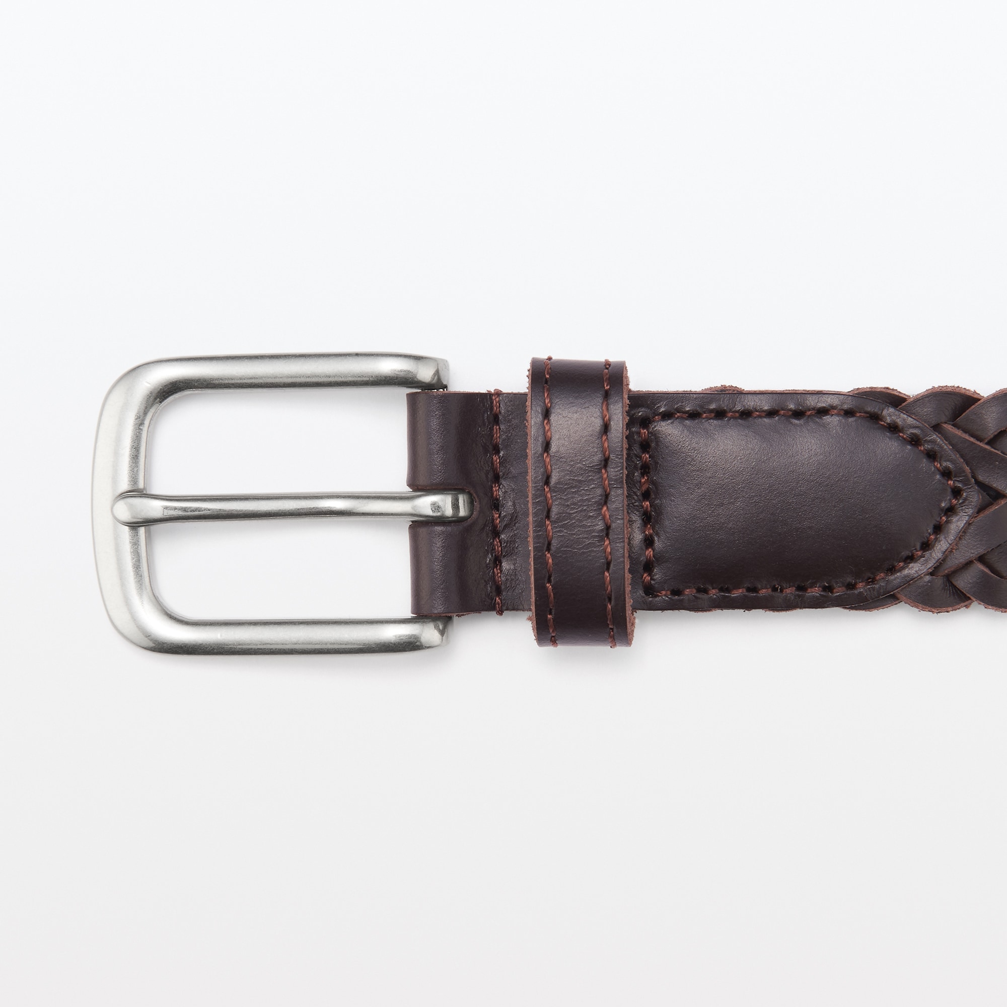 ヌメ革　メッシュベルト