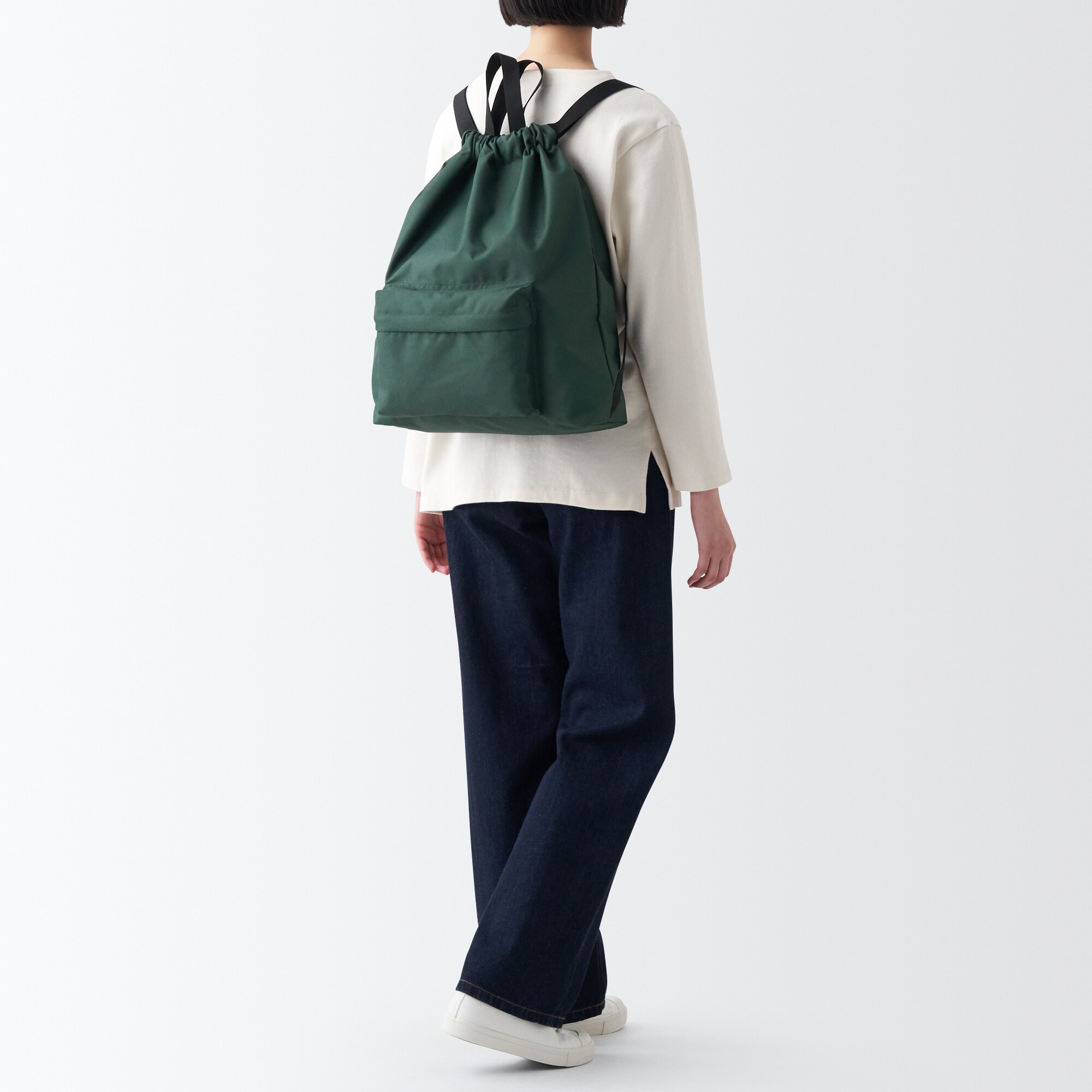 トートにもなる　巾着リュックサック