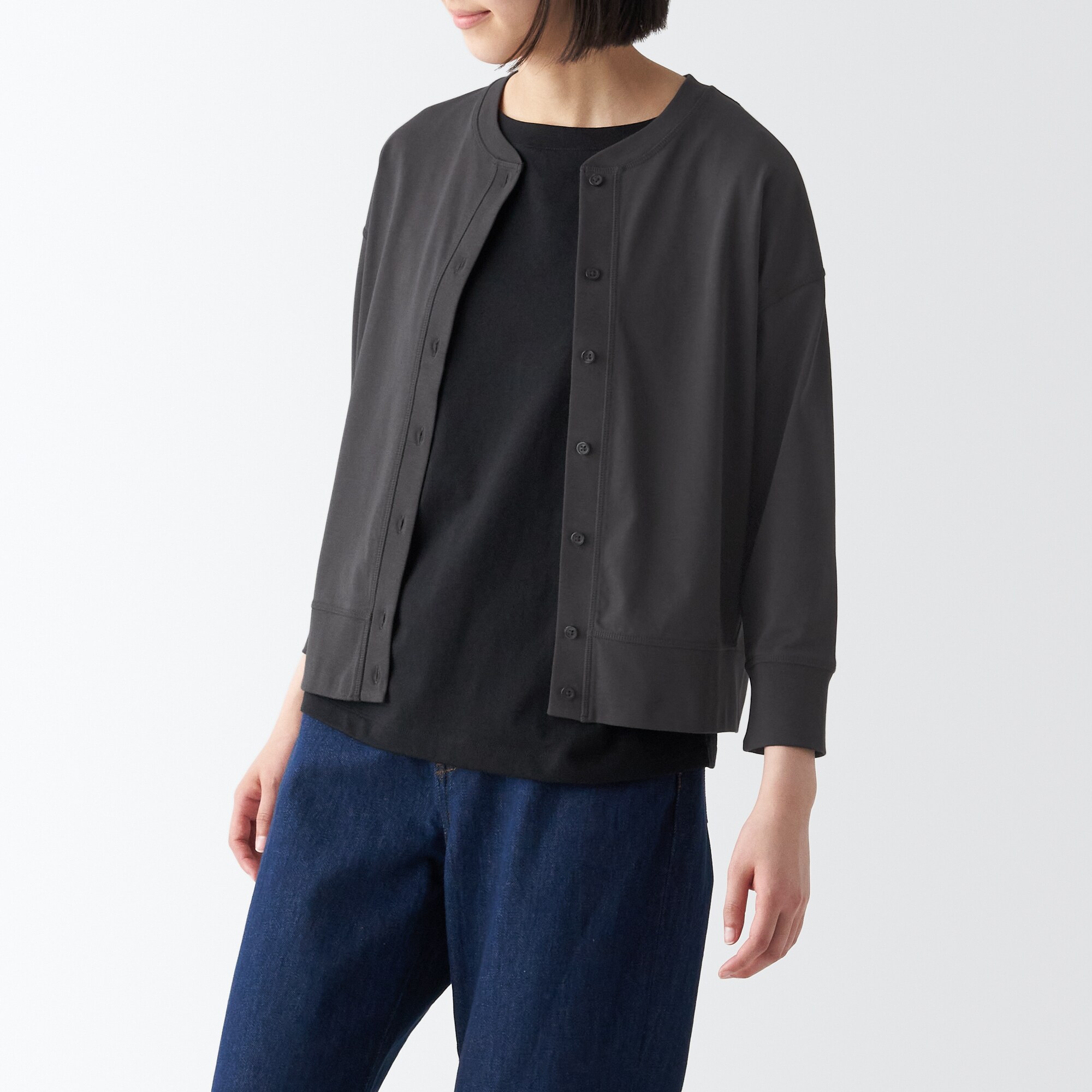 ＵＶカット天竺編みカーディガン