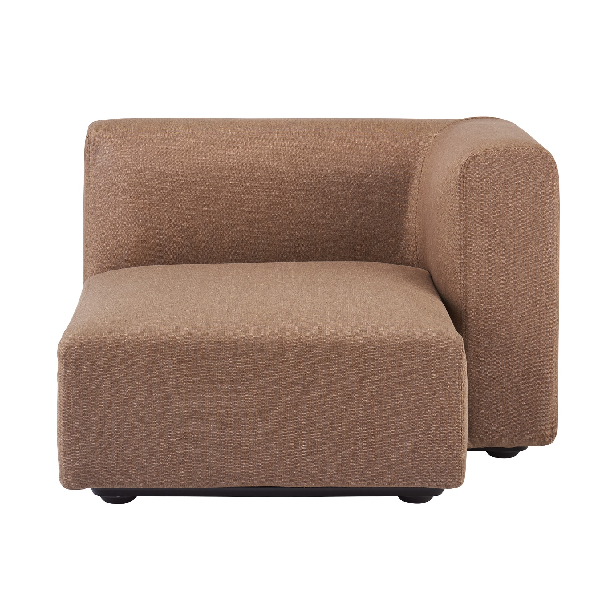 【カバー】麻綿平織ユニットソファ・ハーフアーム・大（左）用カバー