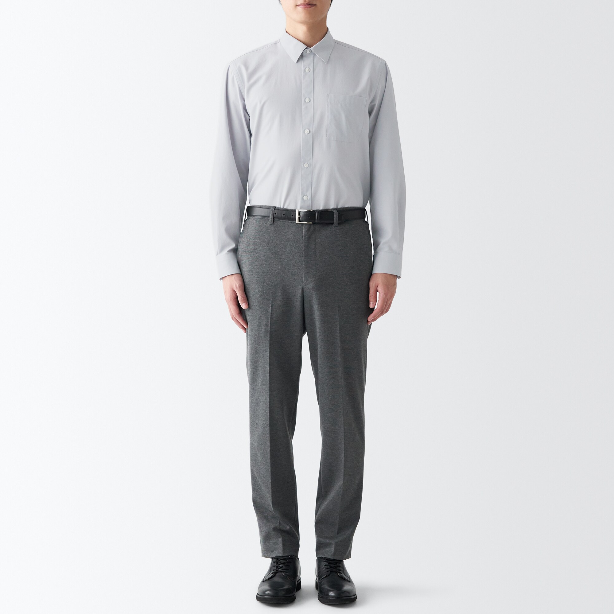 シワになりにくい長袖シャツ