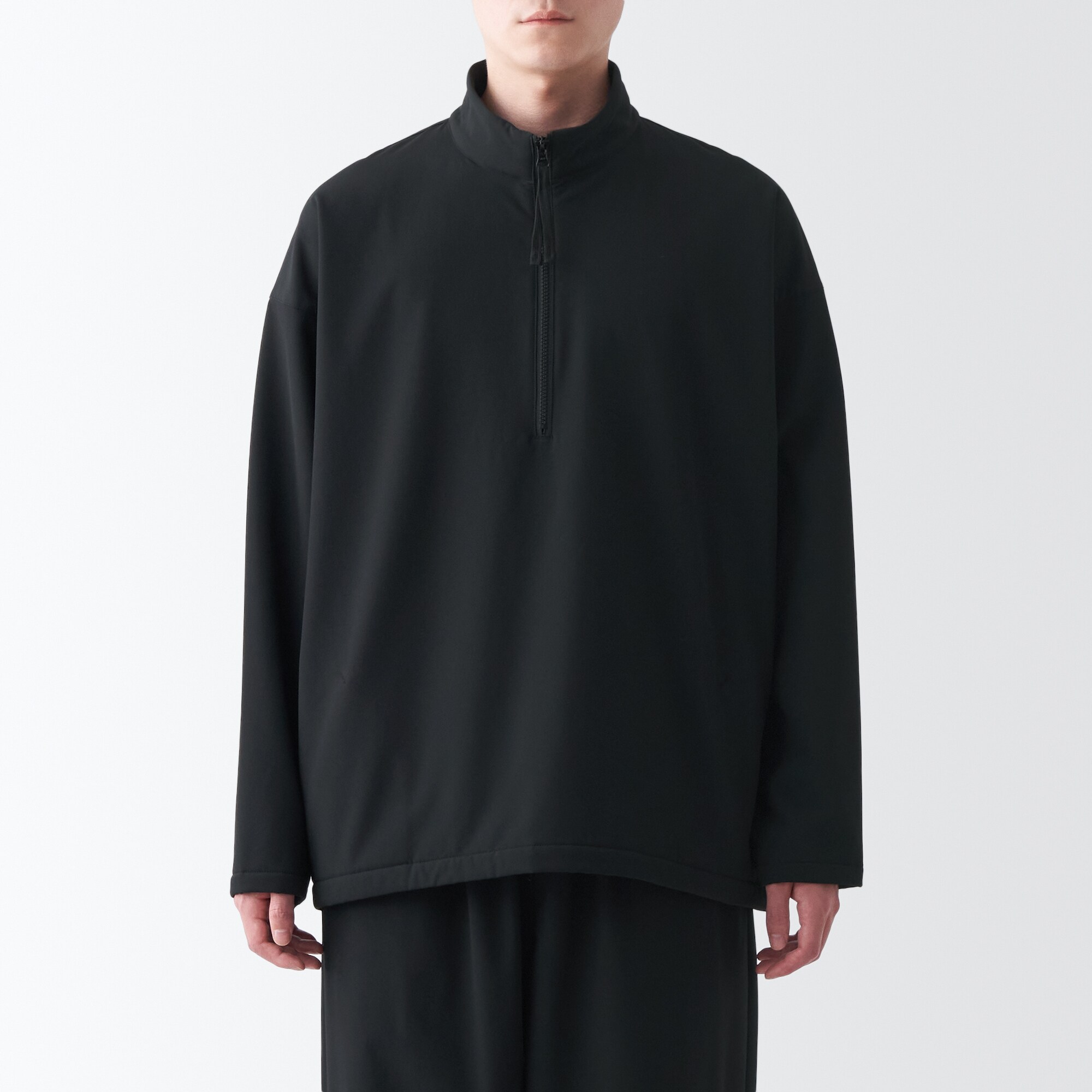 裏起毛プルオーバー