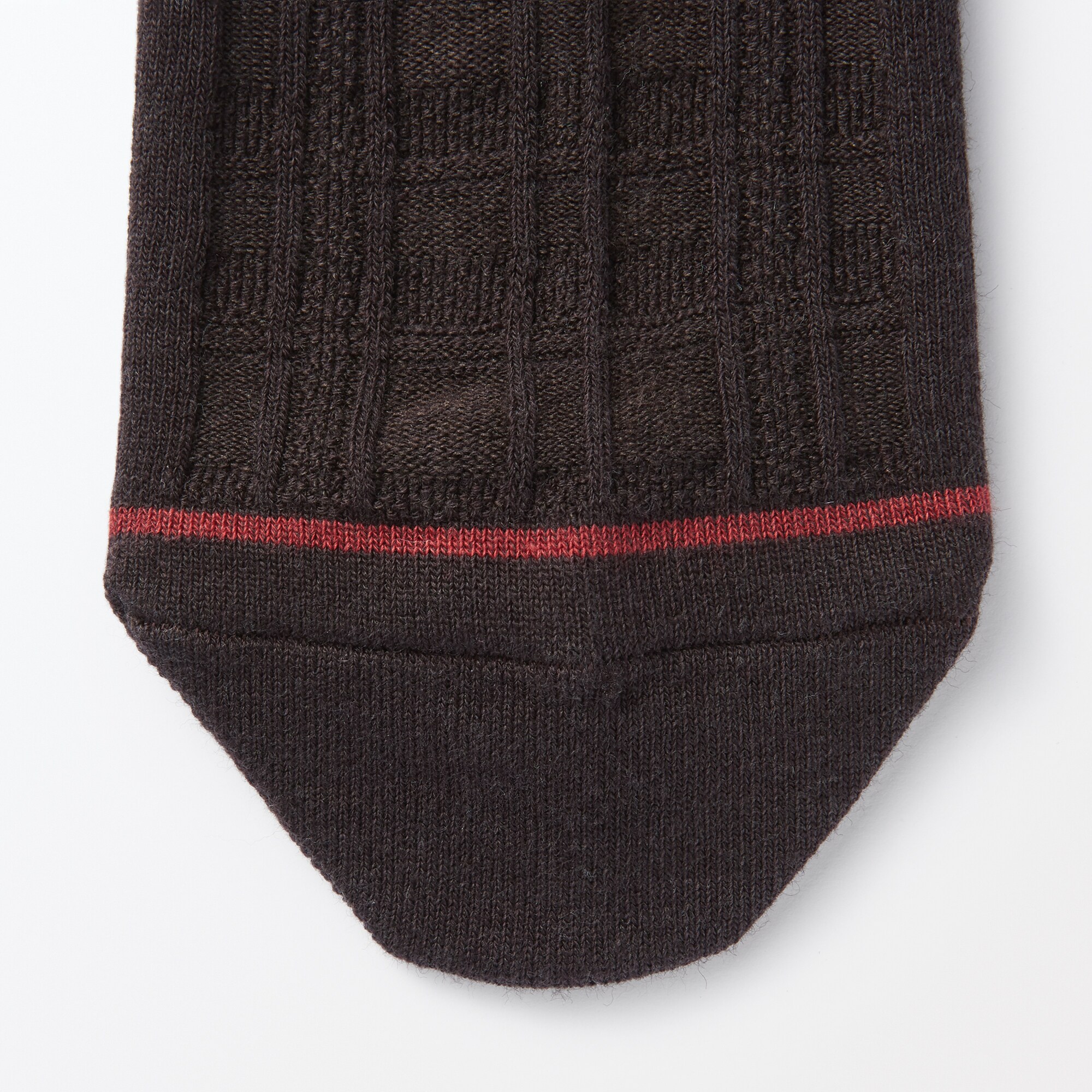 足なり直角　履き口やわらか　あったか綿　柄編み靴下（ウール入り／婦人）