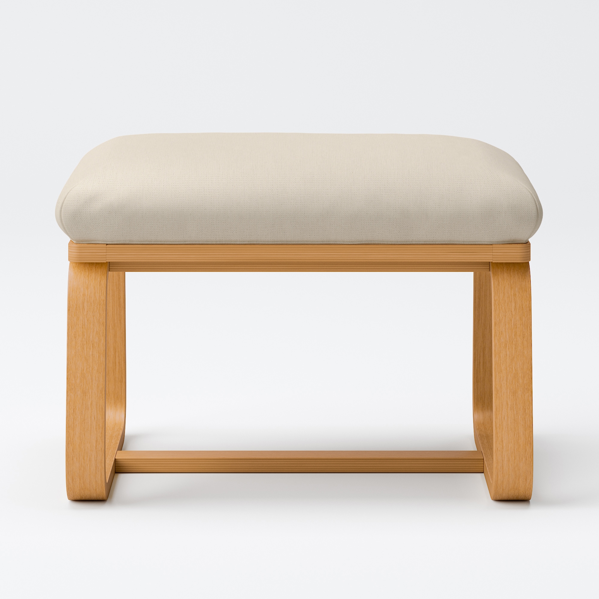 【カバー】綿麻バスケット織リビングでもダイニングでもつかえるベンチ・２用カバー