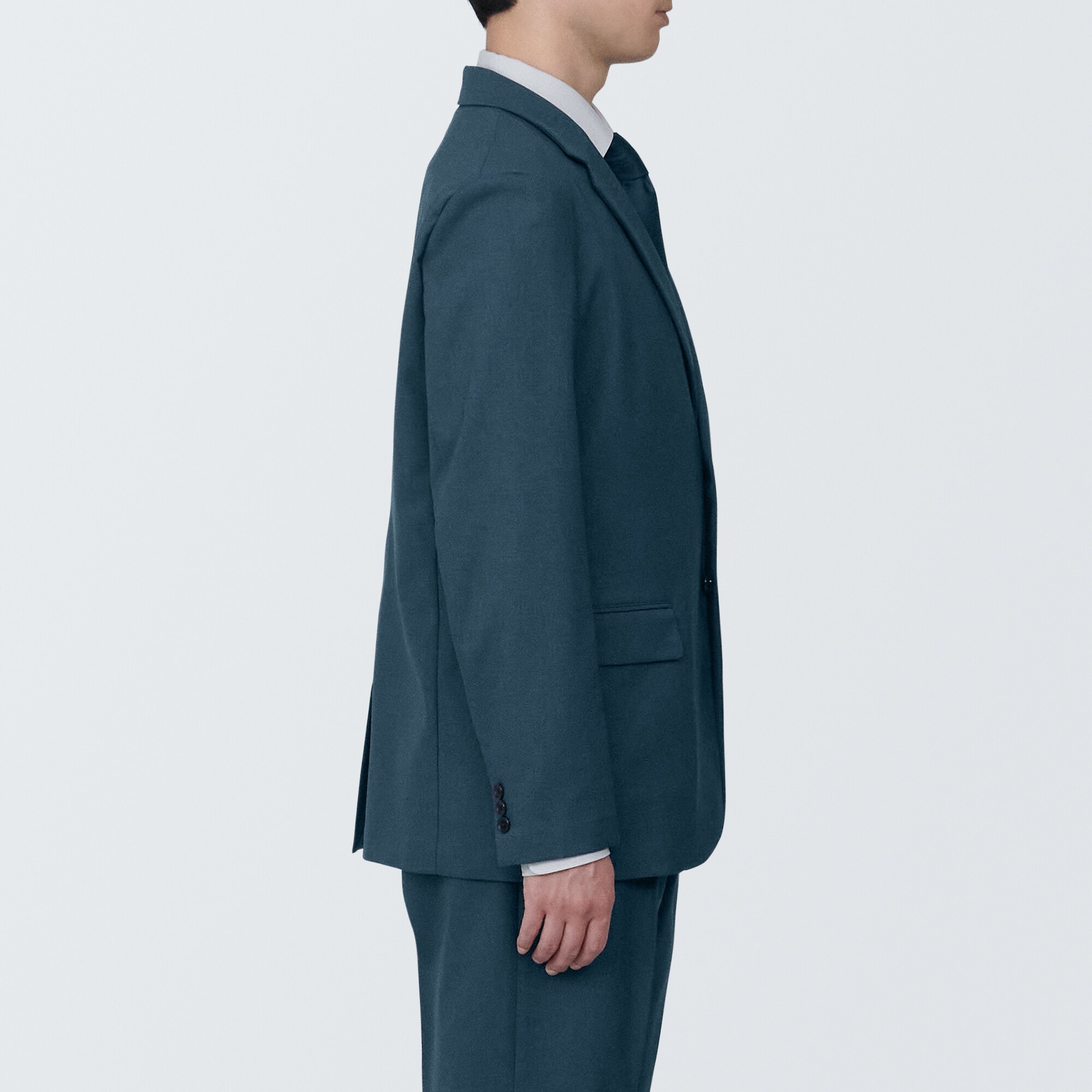 紳士　シワになりにくいストレッチジャケット