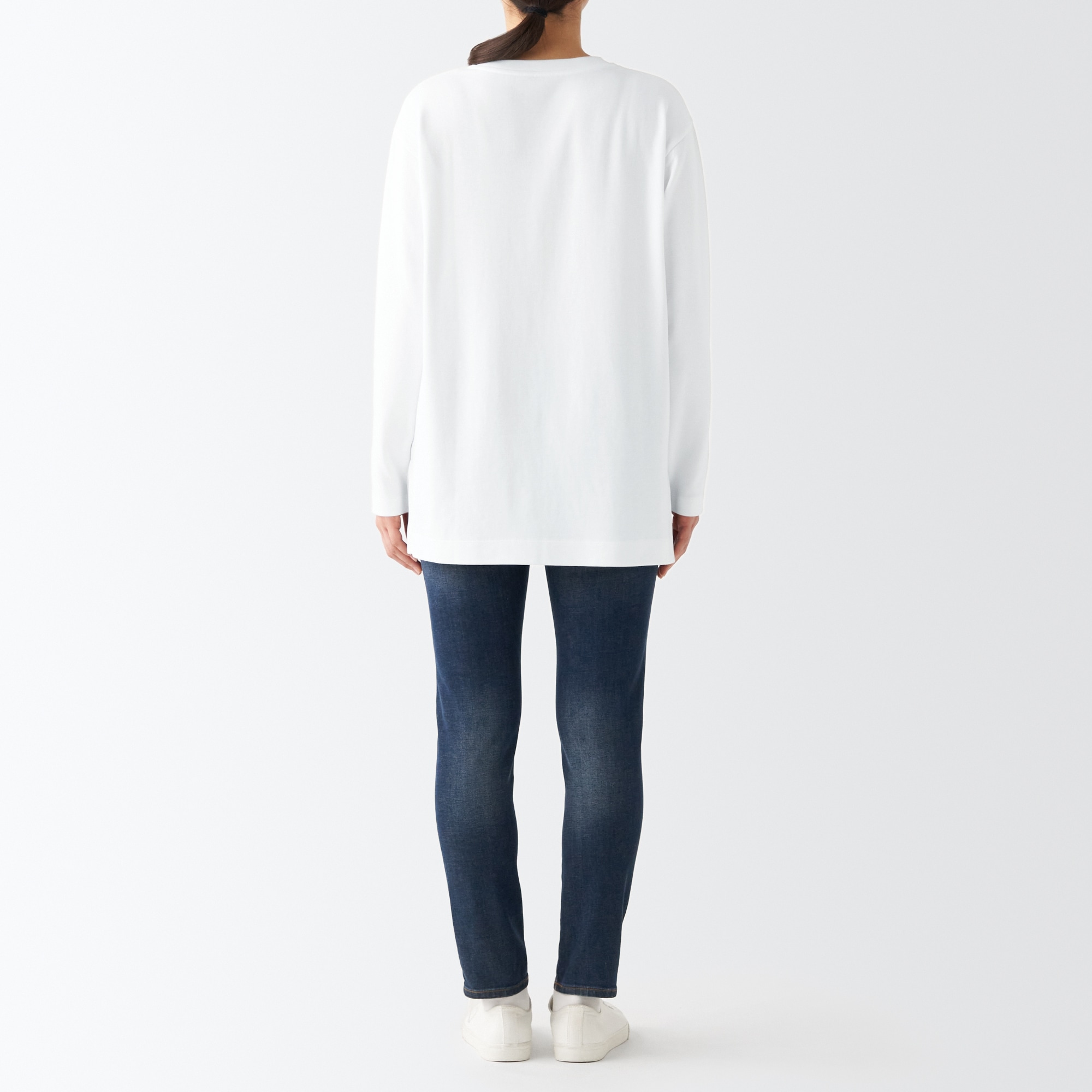 スムース編みロング長袖Ｔシャツ