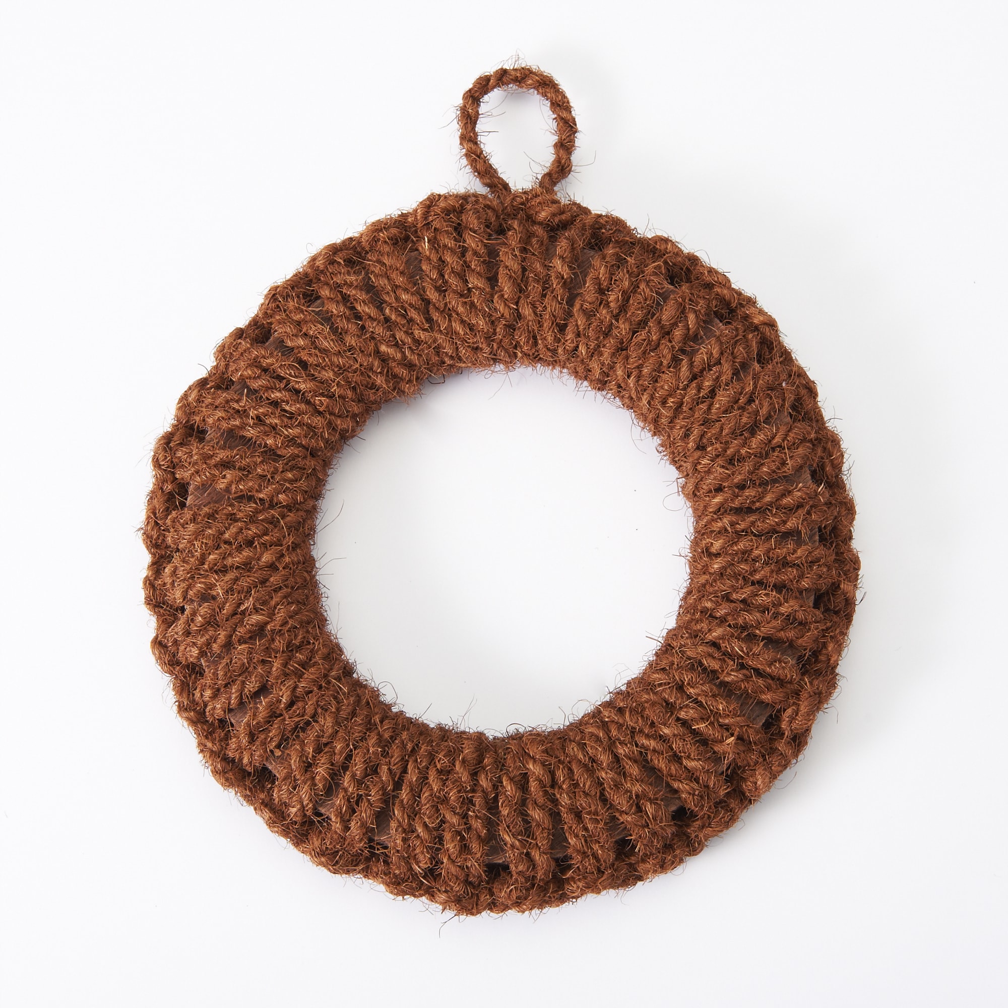 棕櫚の手編み鍋敷き 18cm