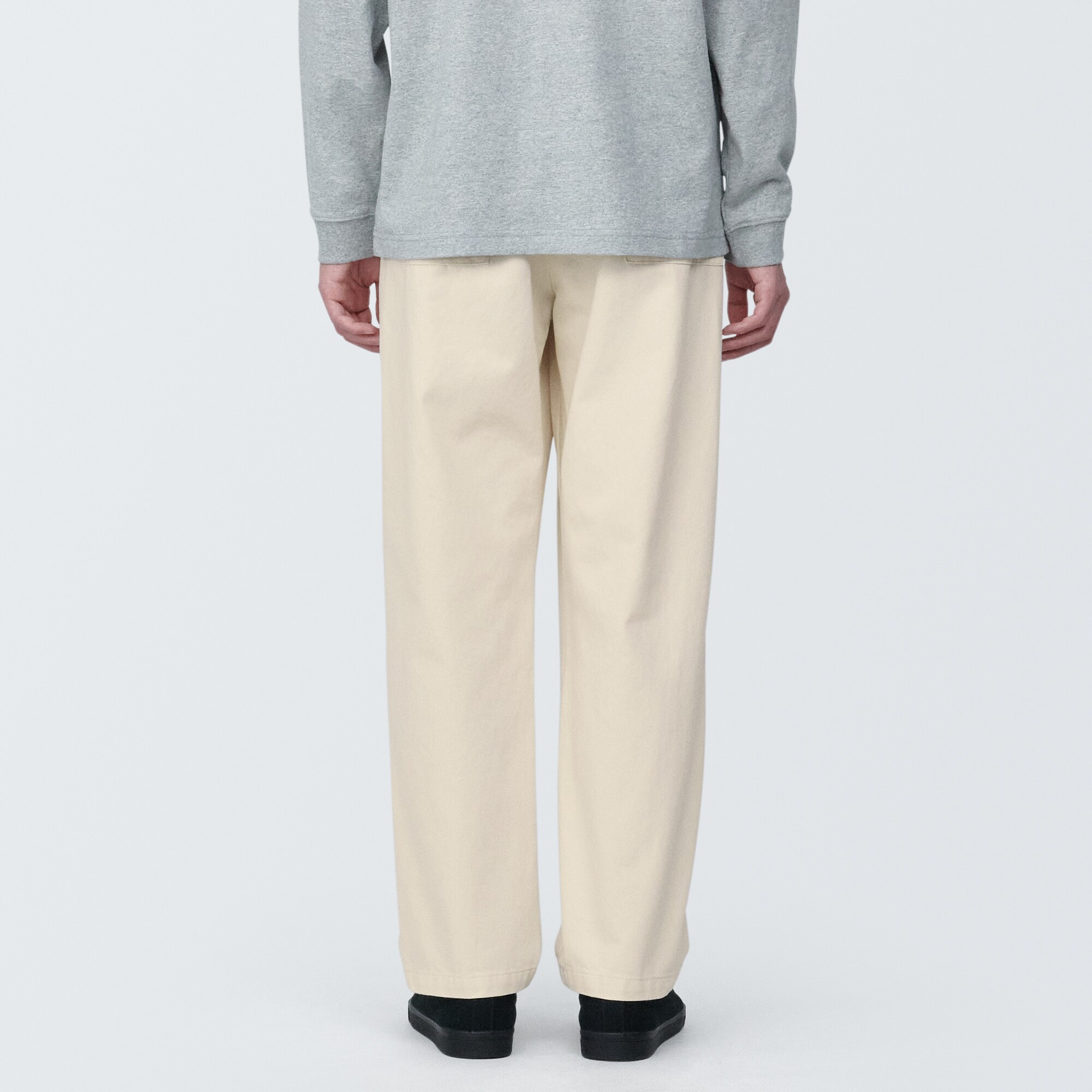 紳士　デニムイージーパンツ　生成