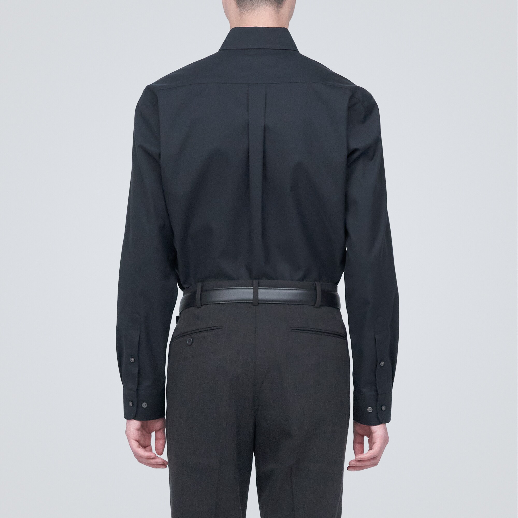 ノンアイロンビジネスボタンダウン長袖シャツ