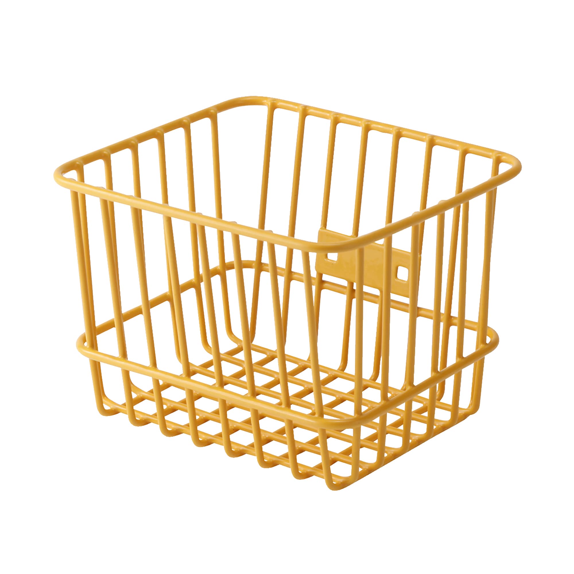 三輪車用バスケット　イエロー・舵取り棒付き専用