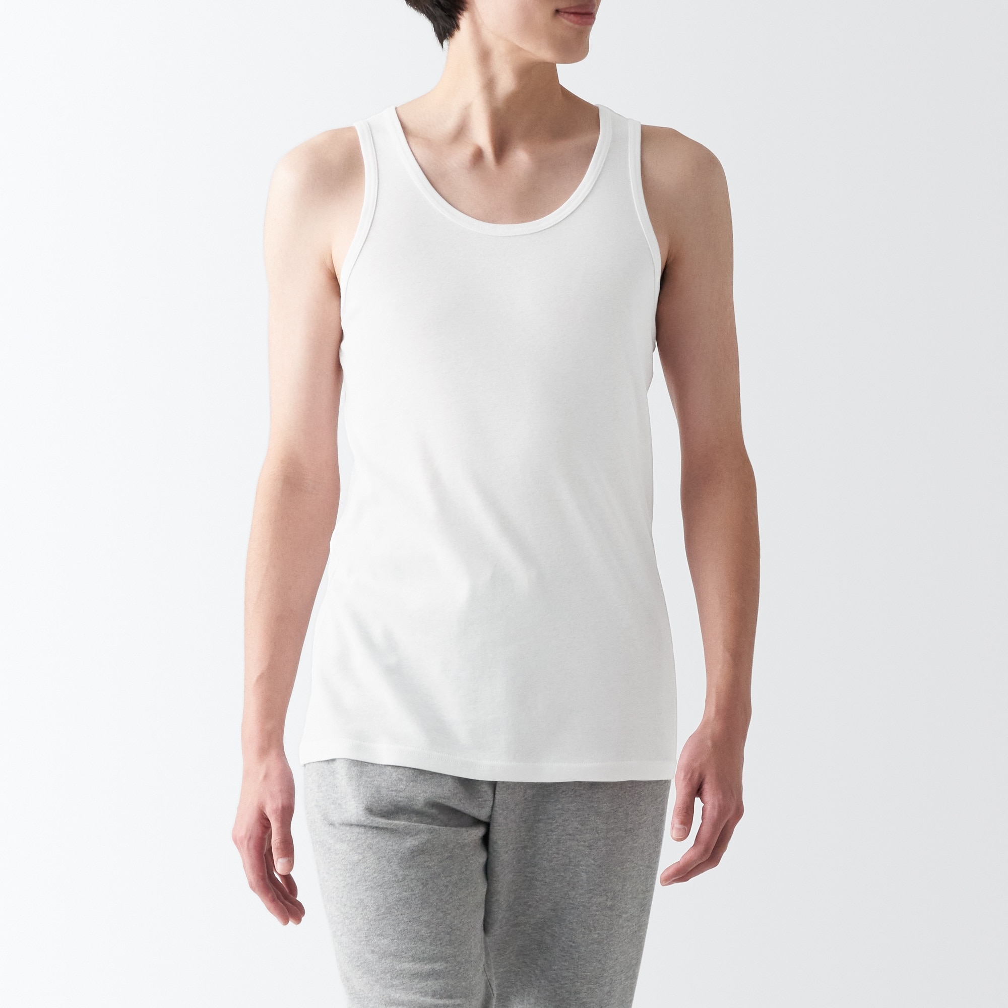 さらっと綿　タンクトップ