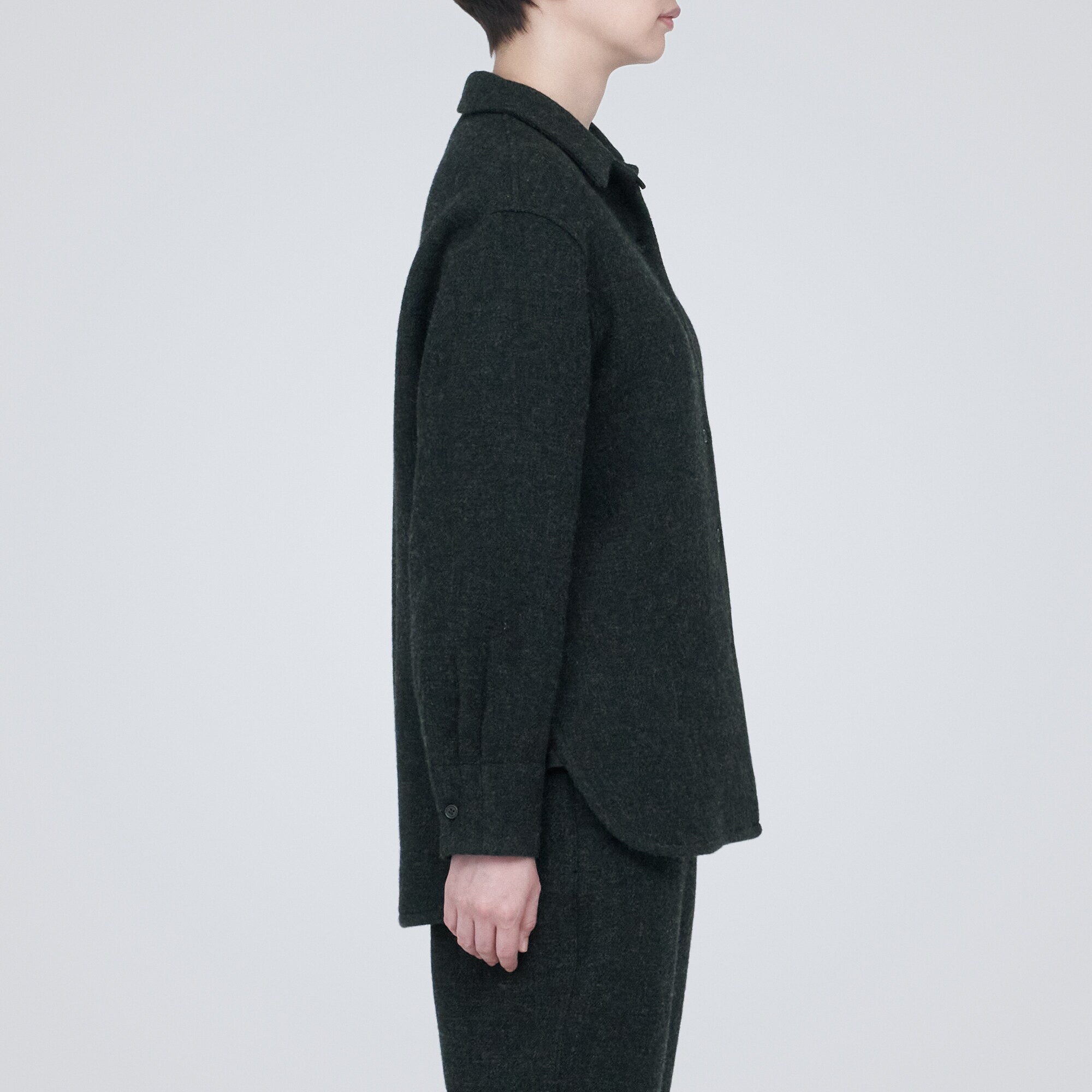 再生ウール混二重織りジャケット（婦人）