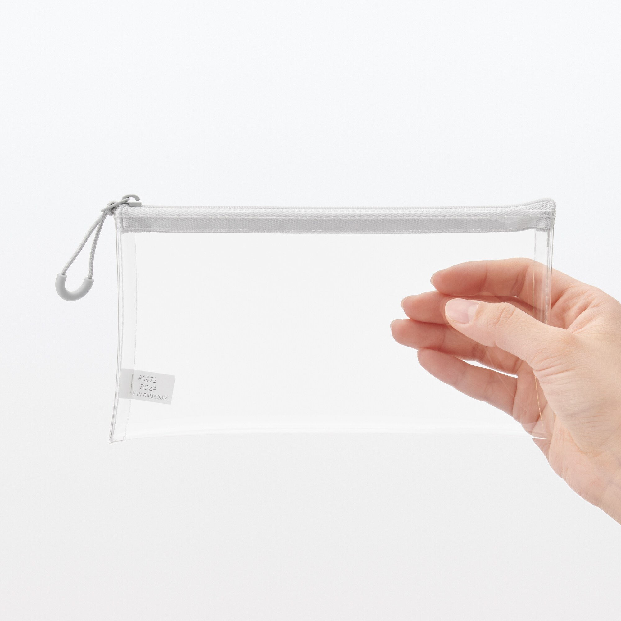 ＴＰＵクリアケース　ハーフ　約１０×１９．５ｃｍ