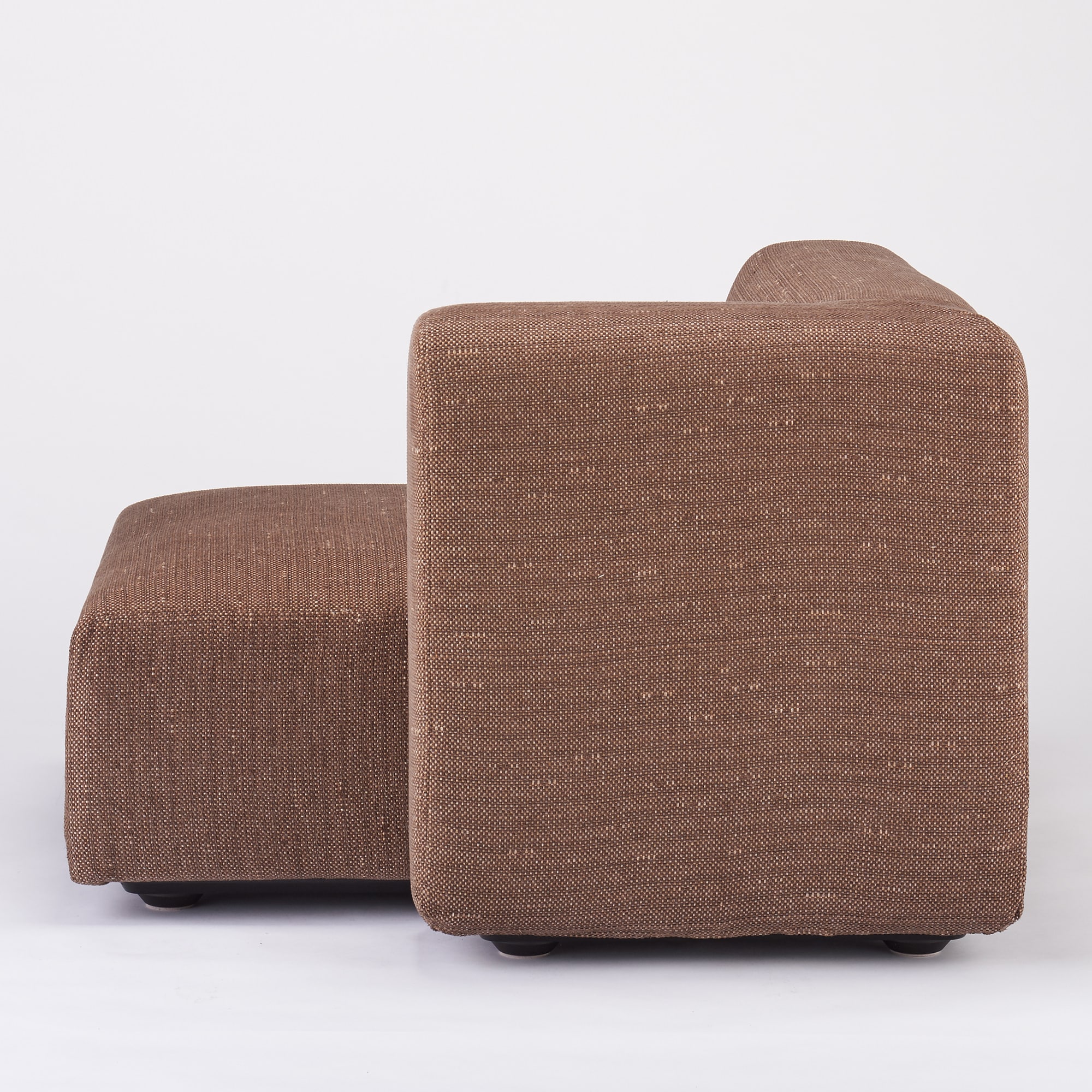 【カバー】綿ポリエステル変り織ユニットソファ・ハーフアーム・大（左）用カバー／ベージュ