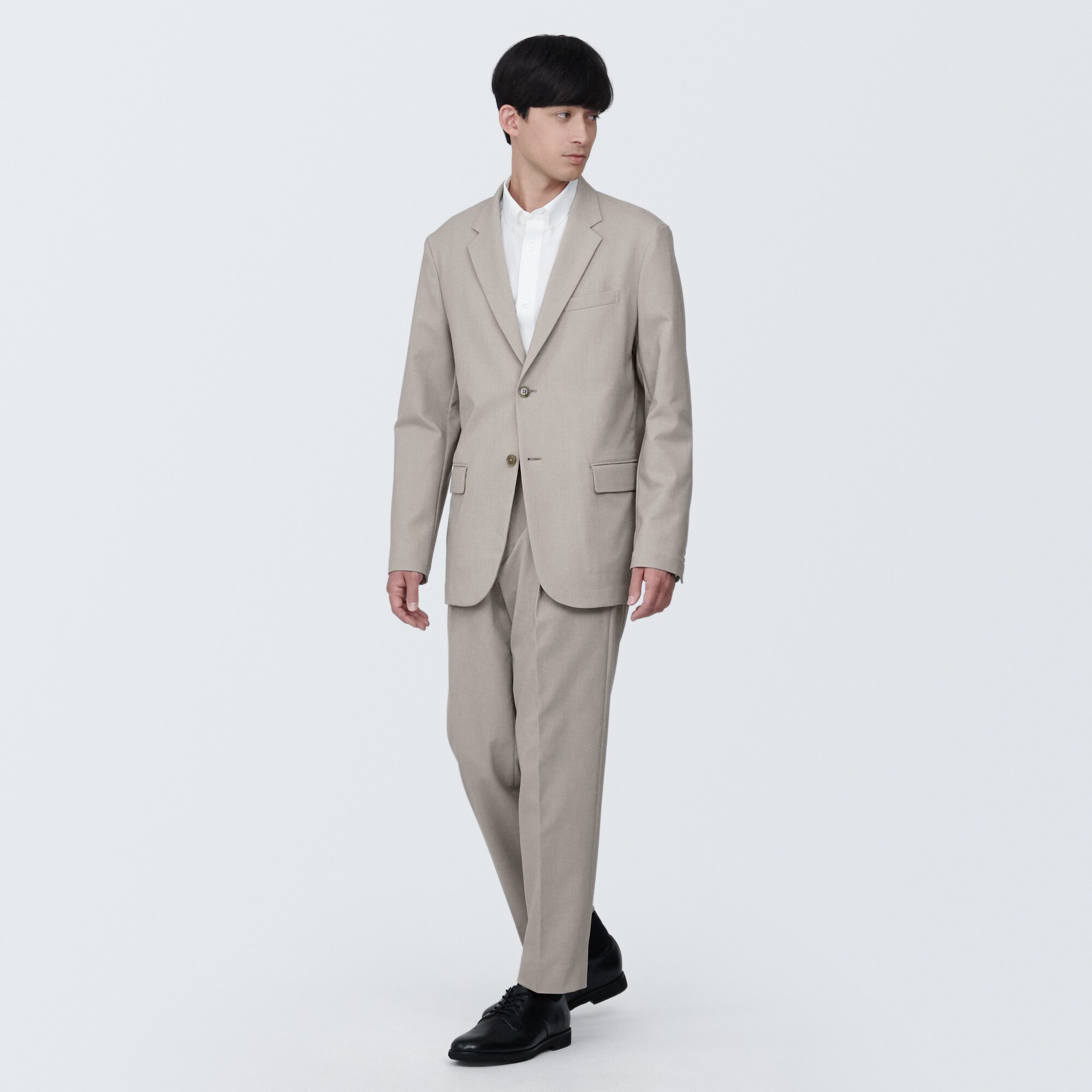 紳士　シワになりにくいストレッチジャケット