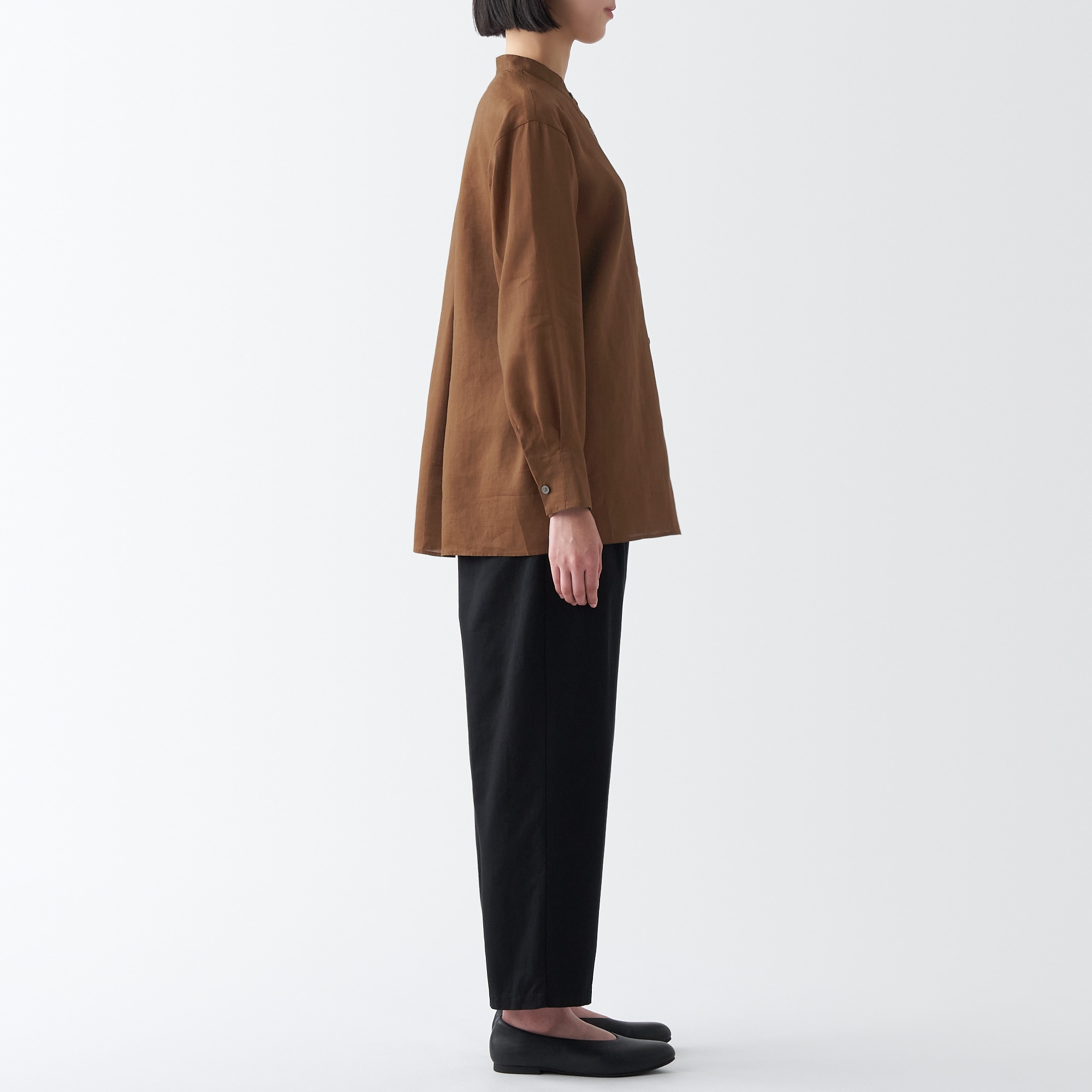 細番手ラミーブラウス（婦人）