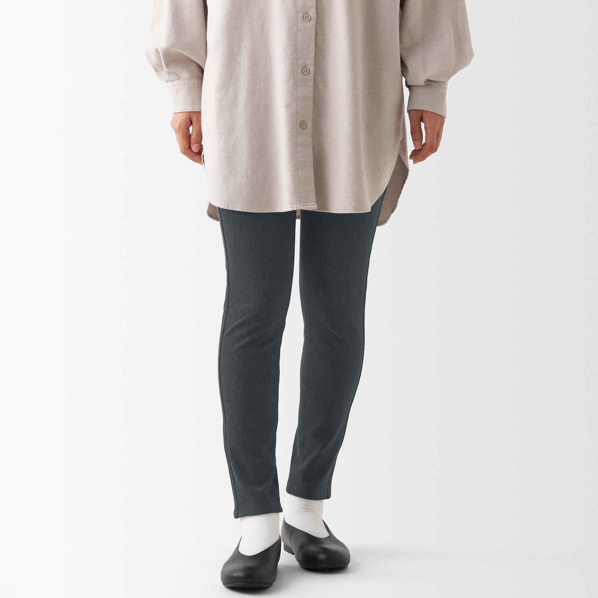 ストレッチ裏起毛レギンスパンツ